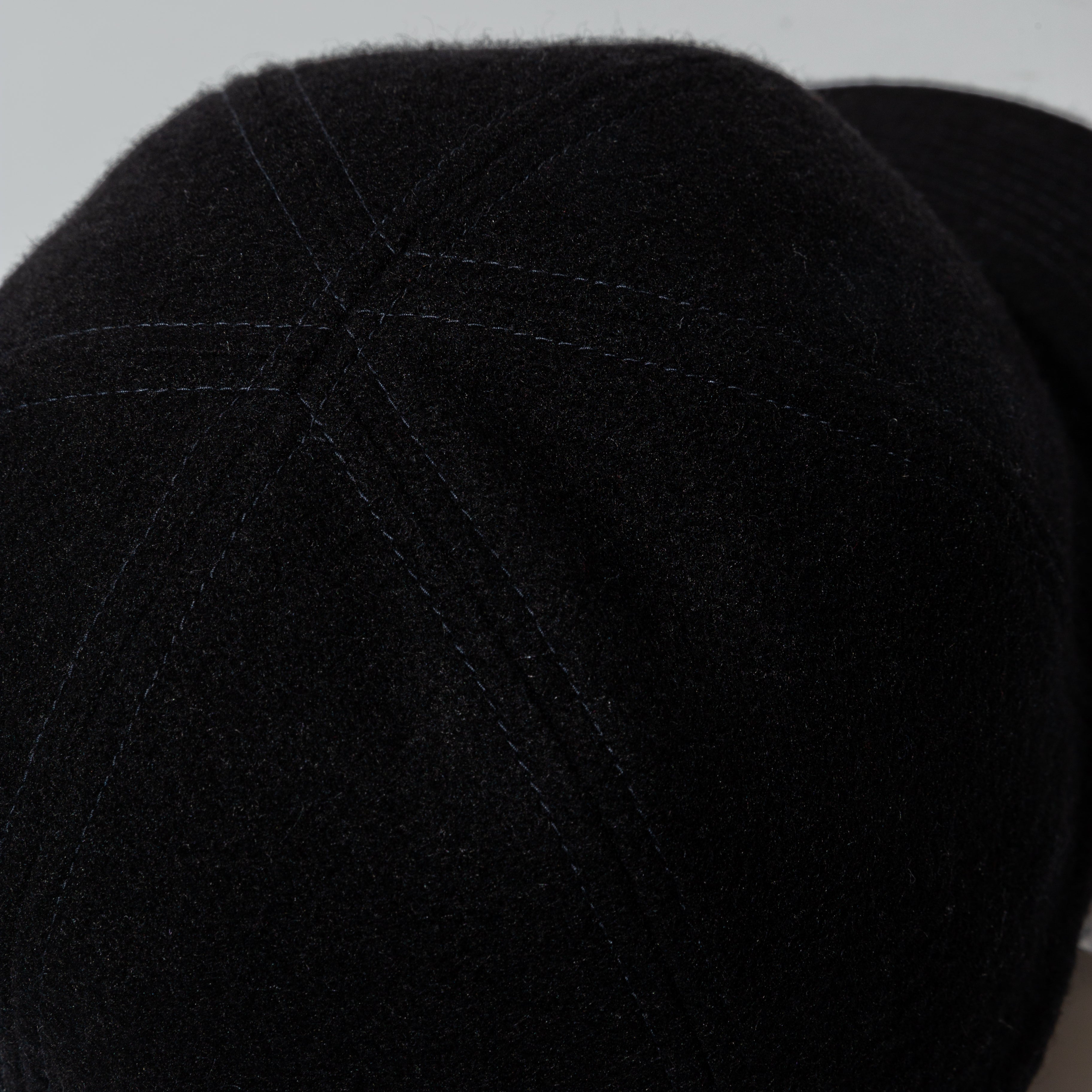 #3905 Engineer's cap WF1 : wool flannel navy