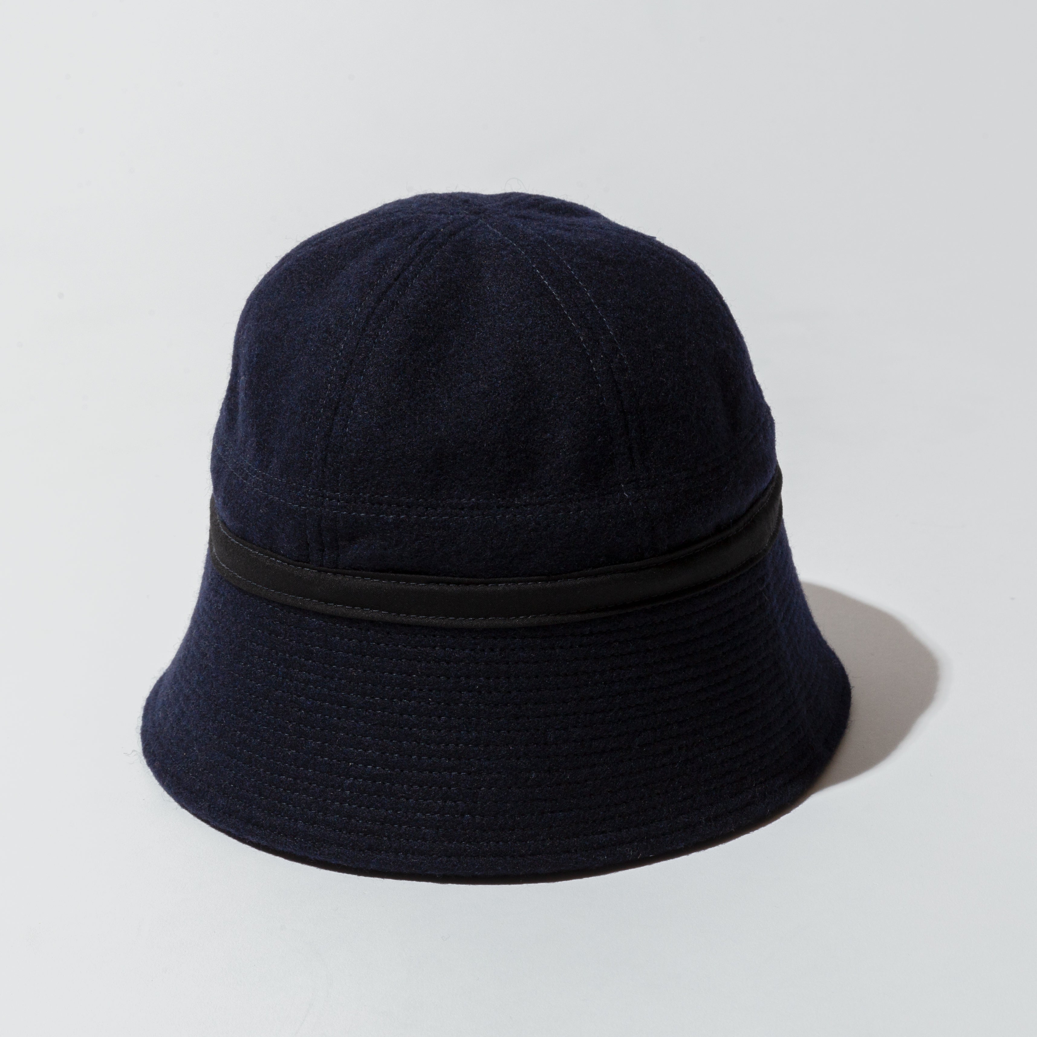 #3904-WF1 SAILOR HAT : wool flannel navy