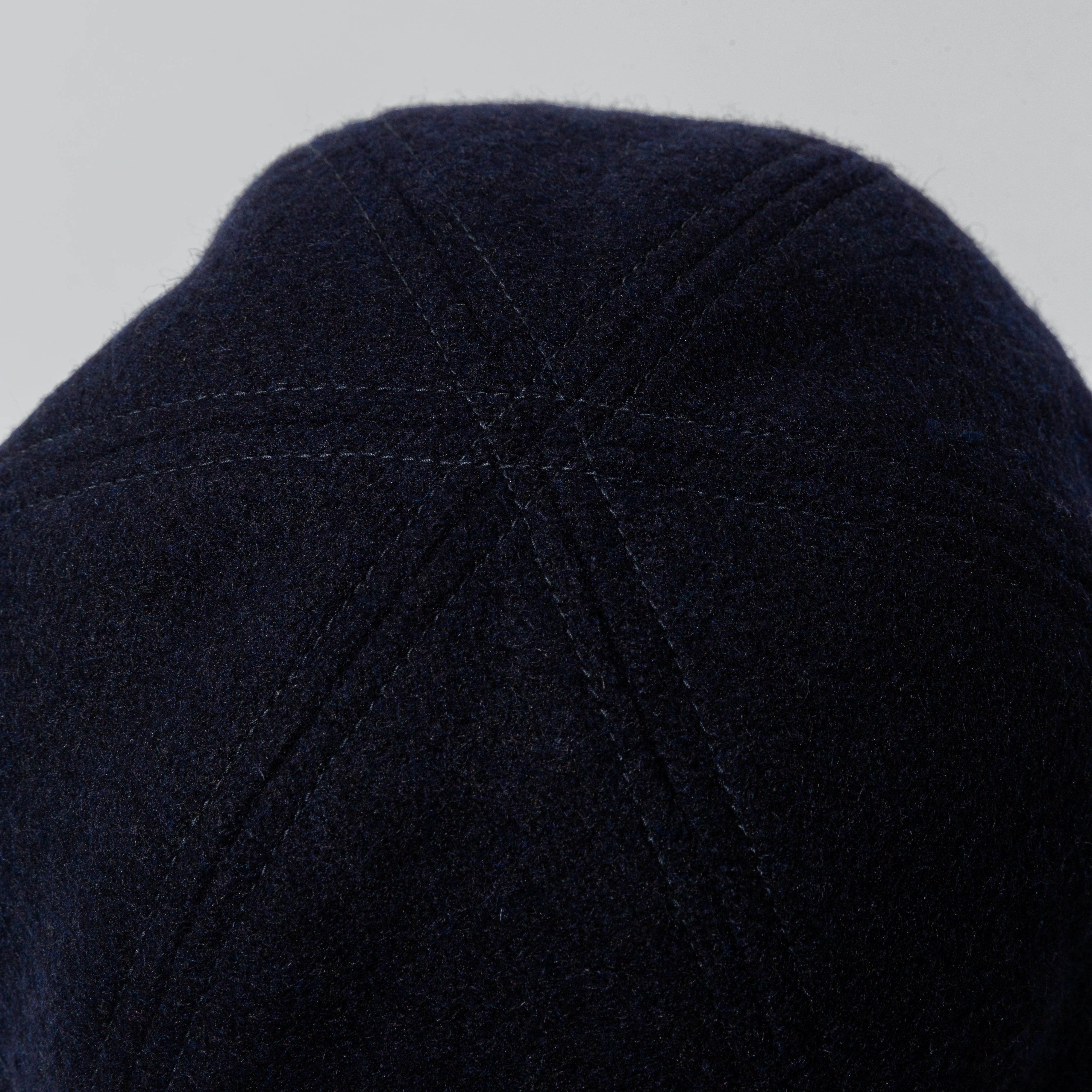 #3904-WF1 SAILOR HAT : wool flannel navy