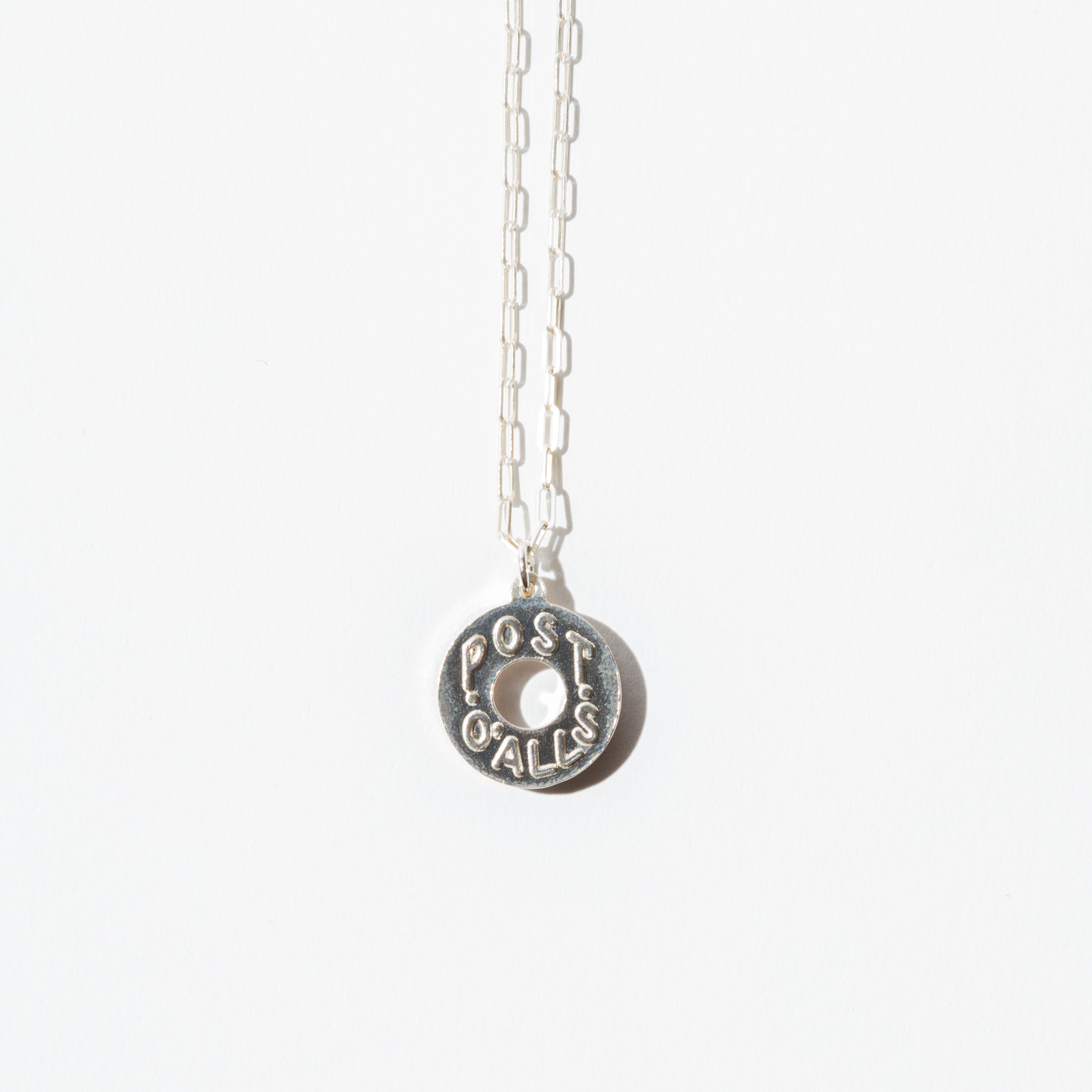 #3907-925 POST donuts pendant : 925 silver