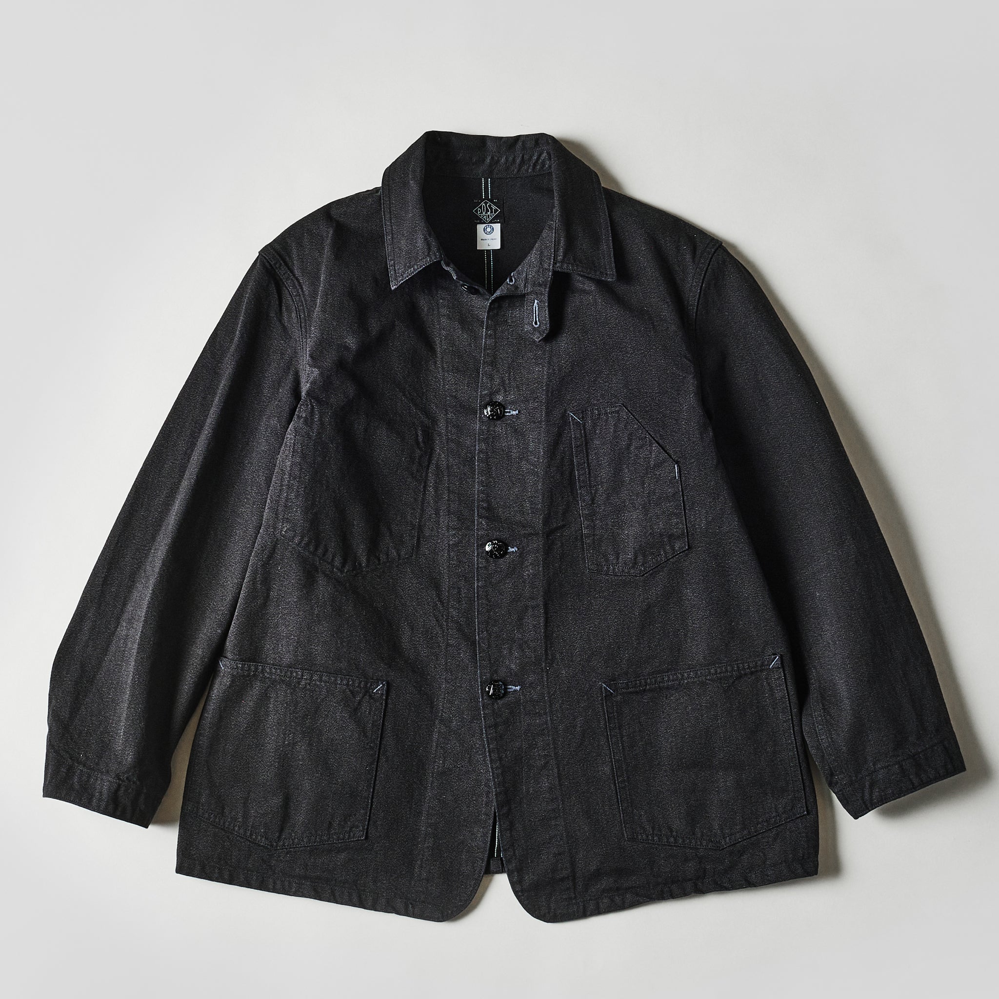 #1101-CCG No.1 Jacket : cotton covert grey