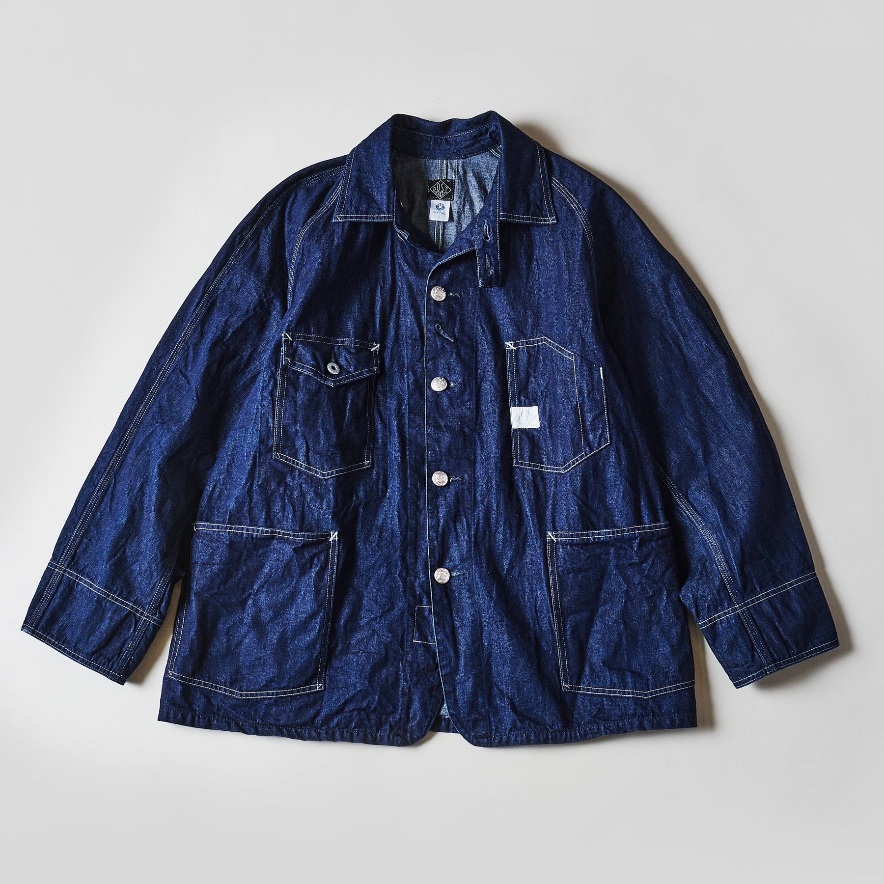 #1102-10DI Engineer's Jacket : 10oz. indigo denim – POST OʼALLS