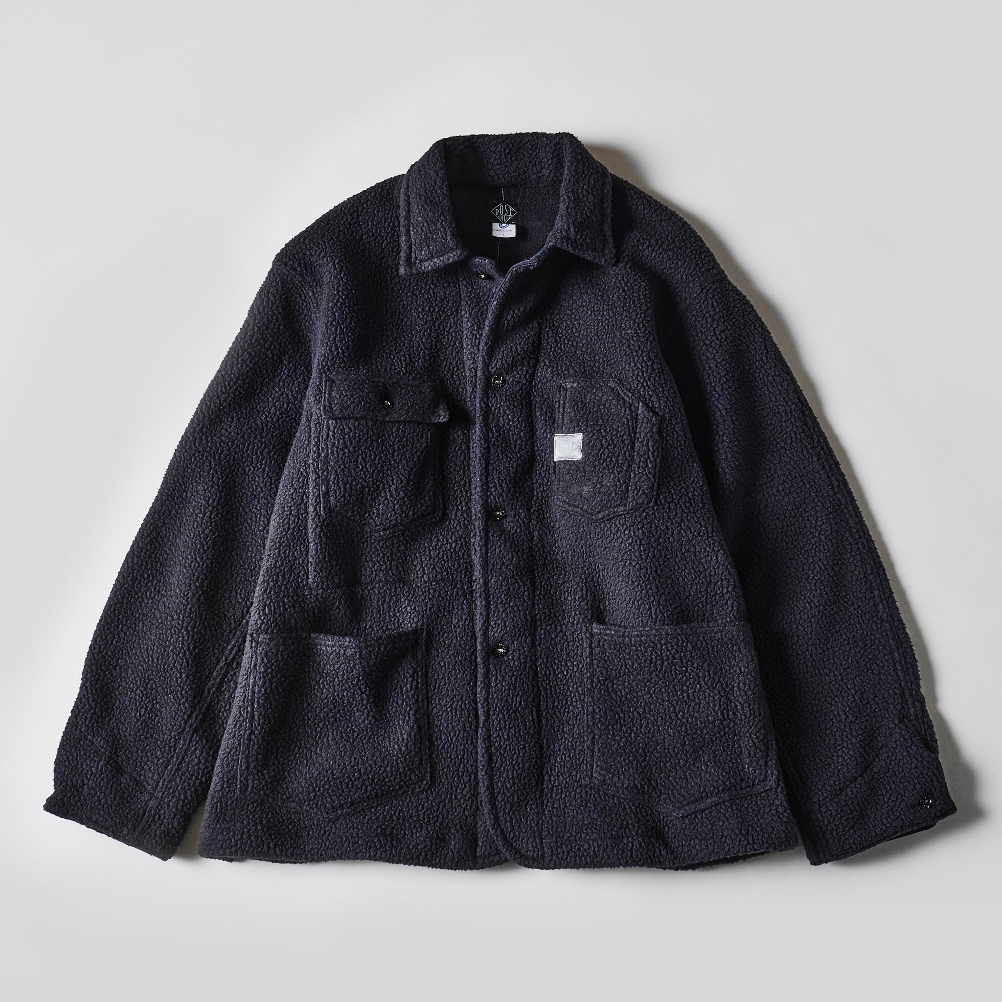 #1103-PSB Polarfleece Jacket : Polar Tech Sherpa black