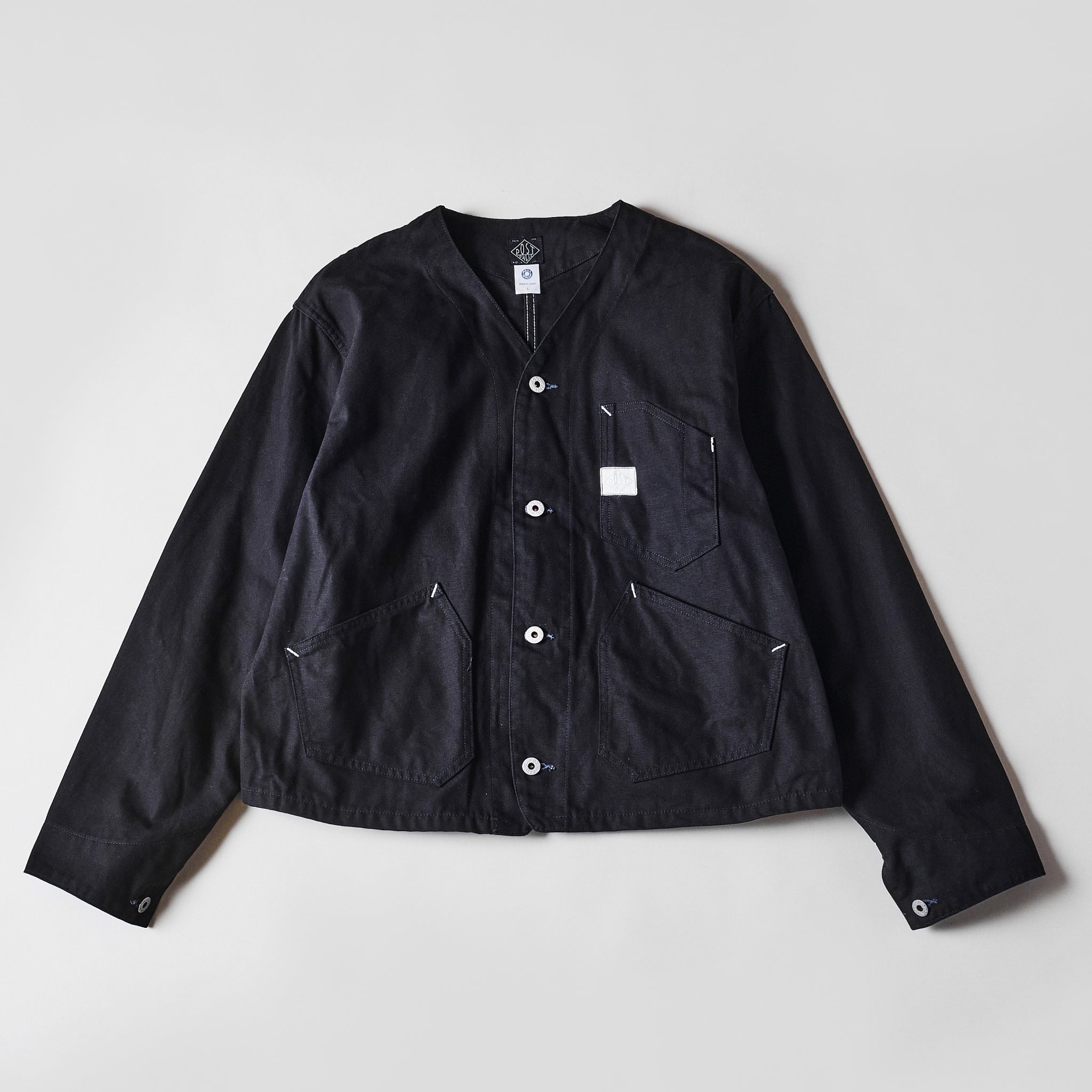 #1104-COB Stoker's Jacket : cotton canvas black