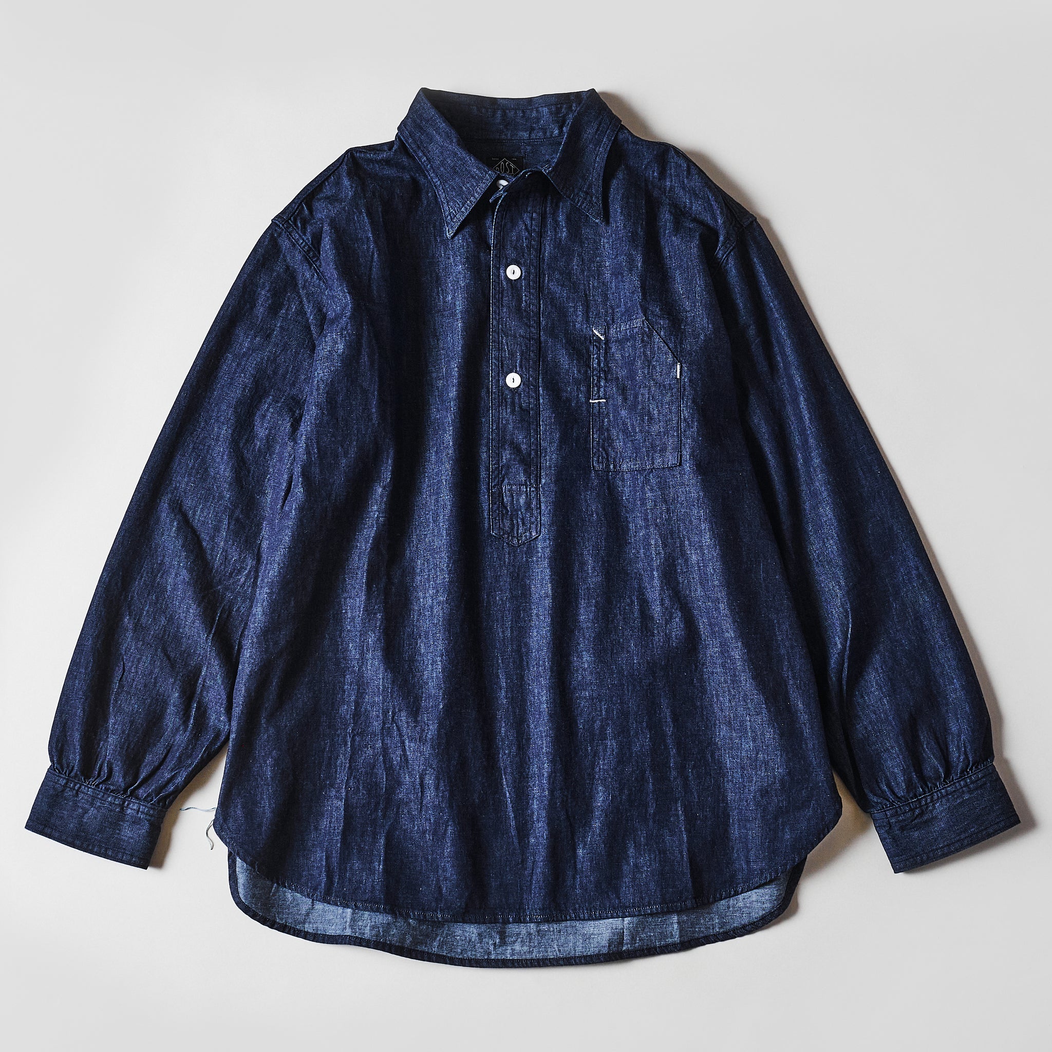 #1201-LDI No.1 Shirt : light denim indigo (23FW)
