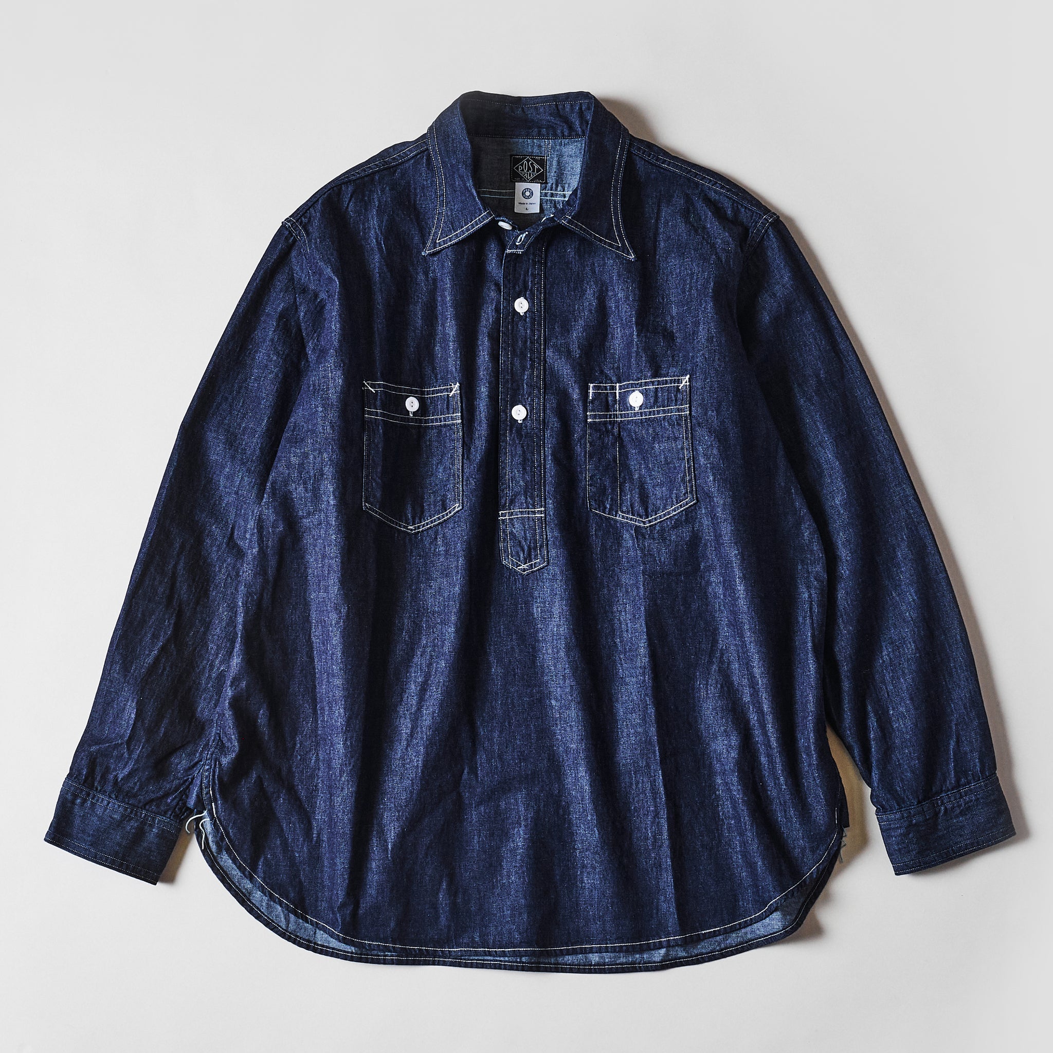 #1202-LDI No.2 Shirt  : light denim indigo (23FW)