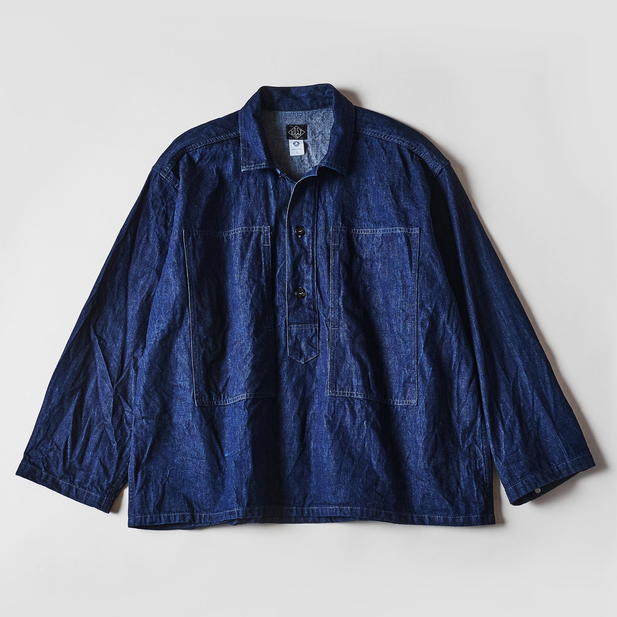 #1204-10DI Army Shirt : 10oz. denim indigo (23FW)