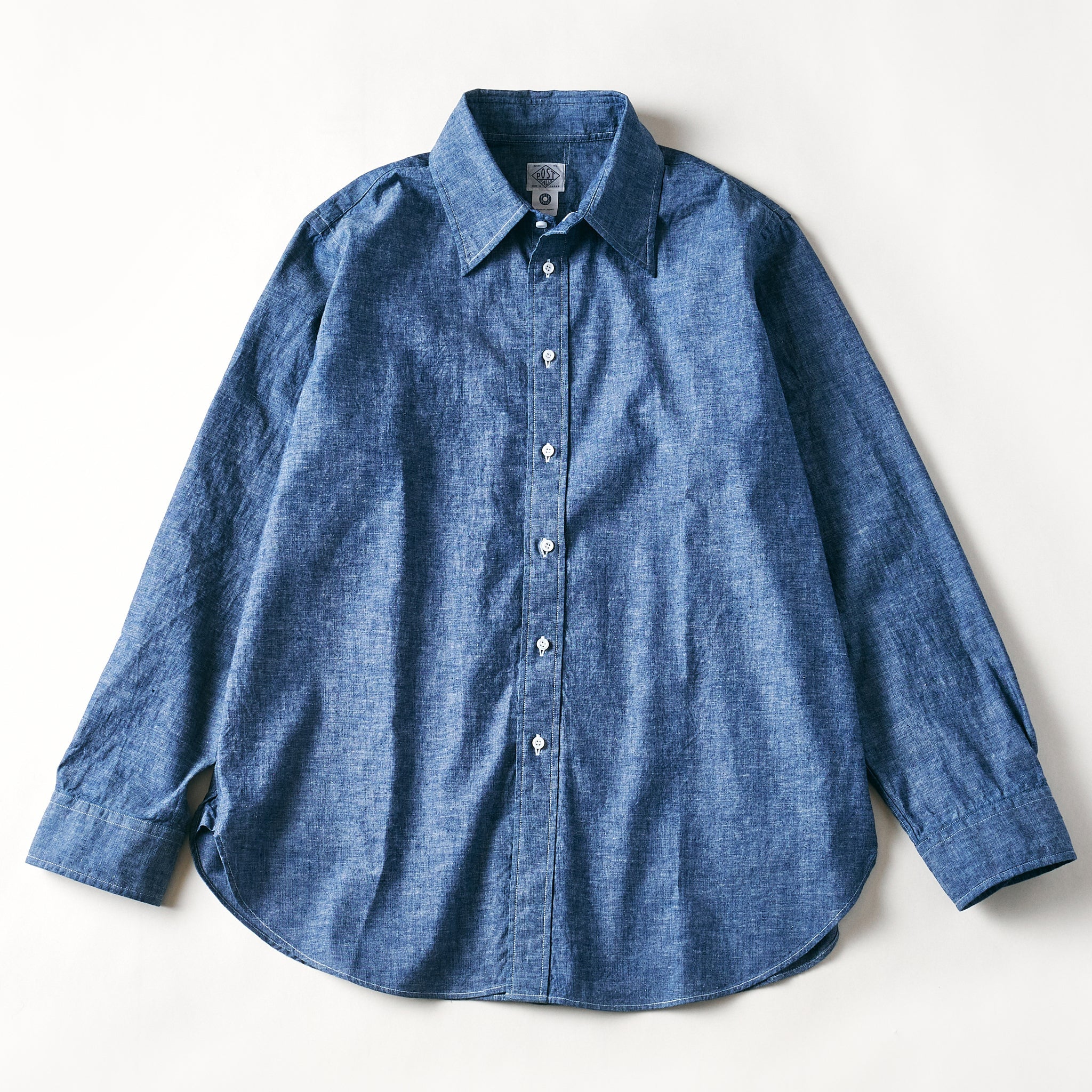 #1282-CC POST BL2 : classic chambray indigo