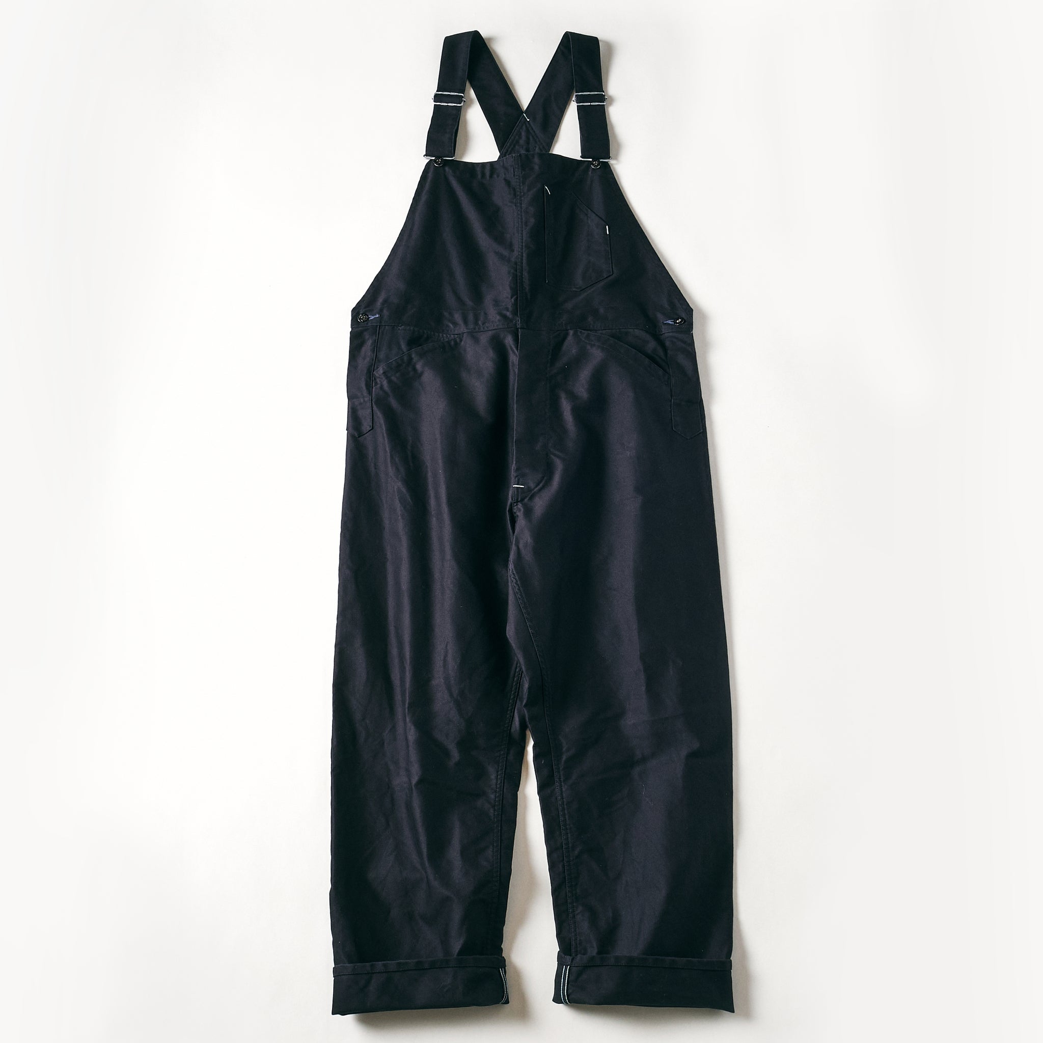 #1401-MB No.1 Overalls : vintage moleskin black