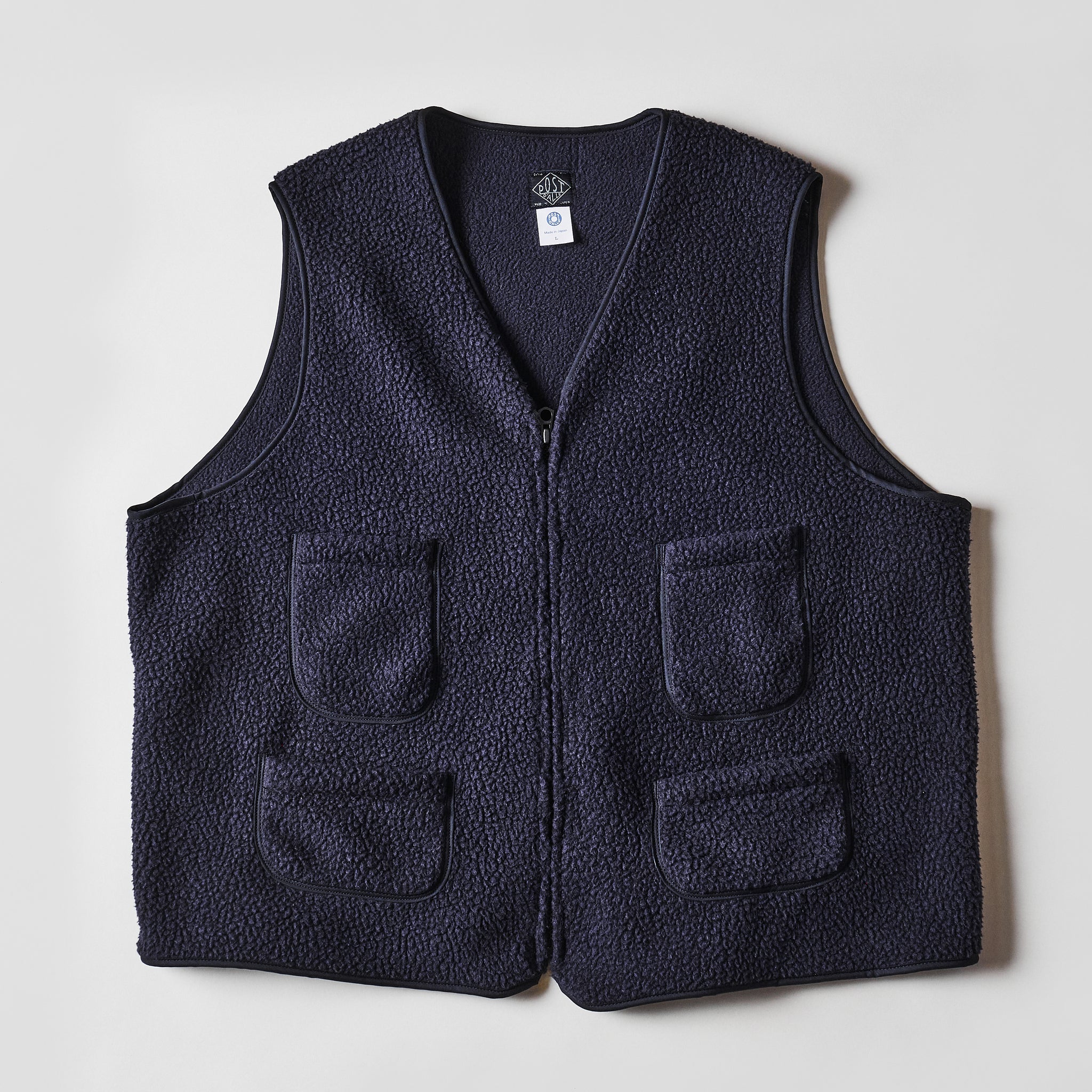 #1502-PSB Fleece Vest : Polar Tech Sherpa black