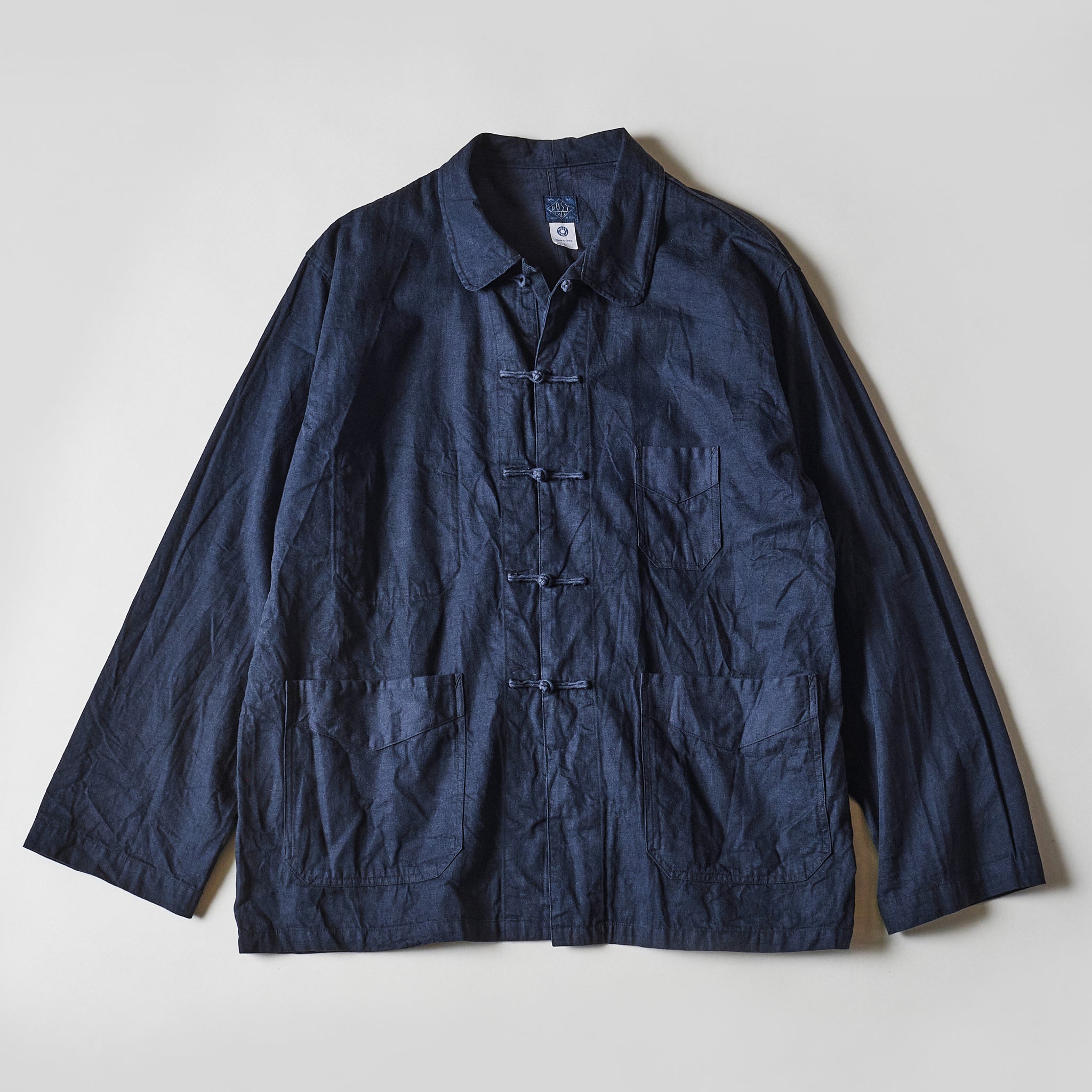 POST OʼALLS／POST Chinois DV（22SS） 3109-CC POST Chinois DV : classic chambray indigo – POST OʼALLS