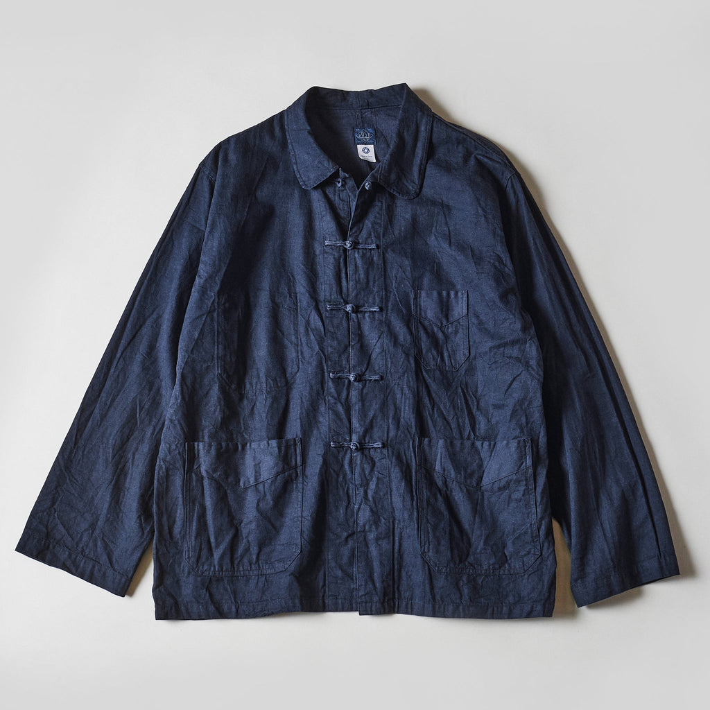 3107-IKT POST Chinois : indigo ikat / indigo – POST OʼALLS