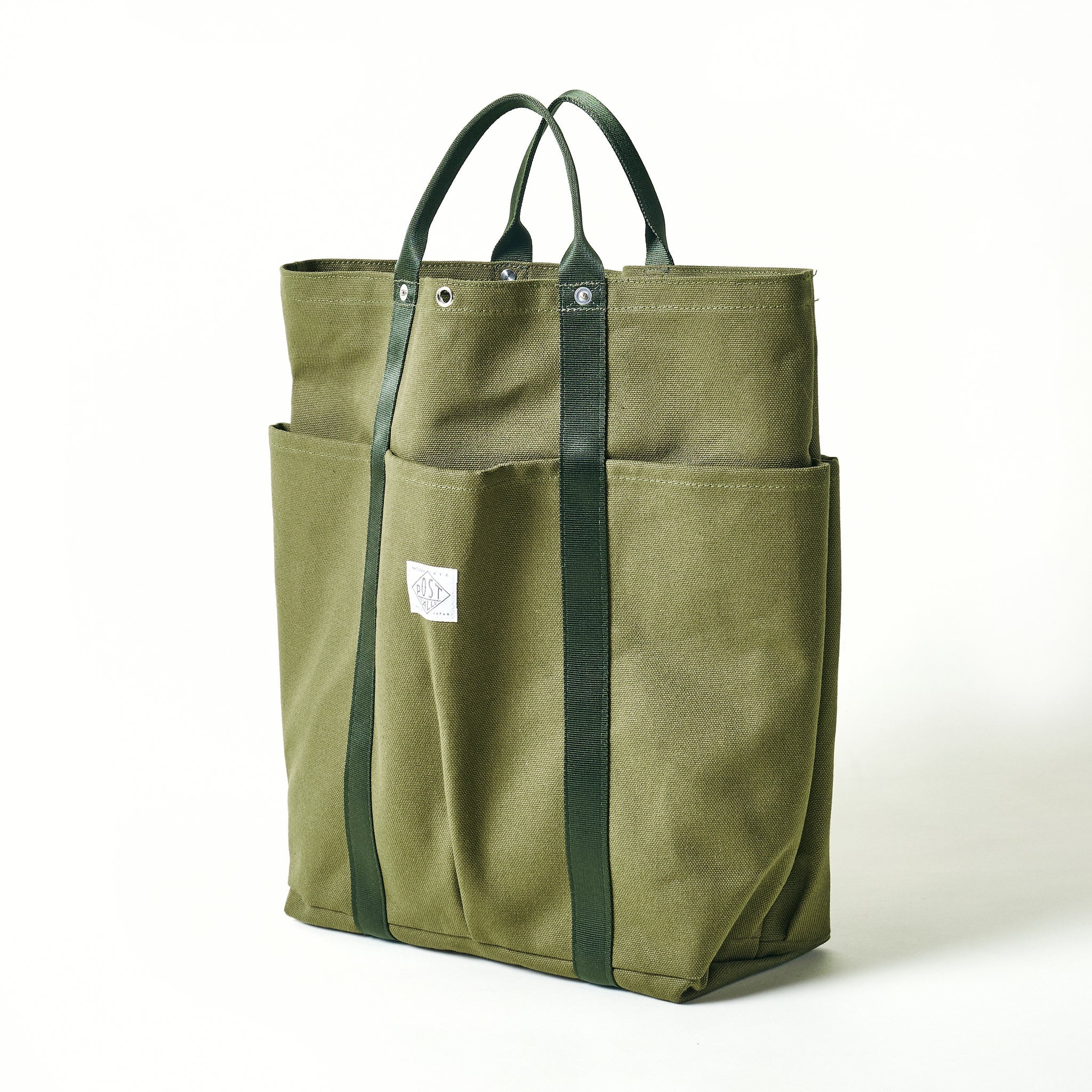 #4202-CO POS-Tote 2 : cotton canvas olive