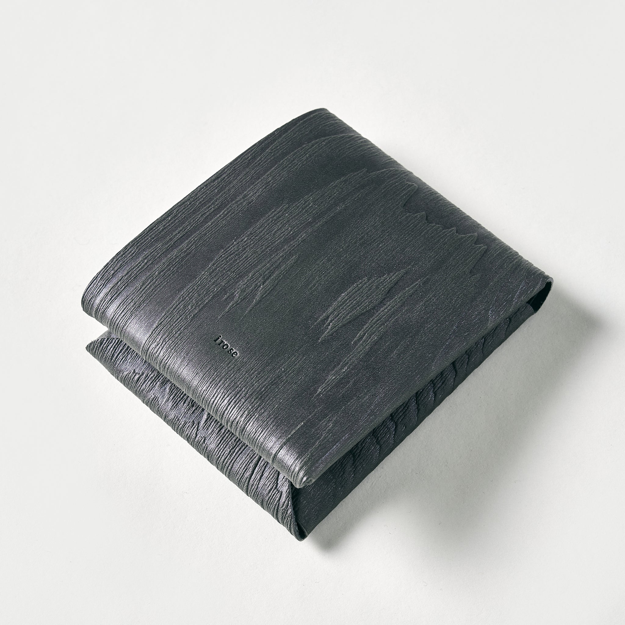 #4301-PT Plywood Leather Wallet : plywood leather taupe