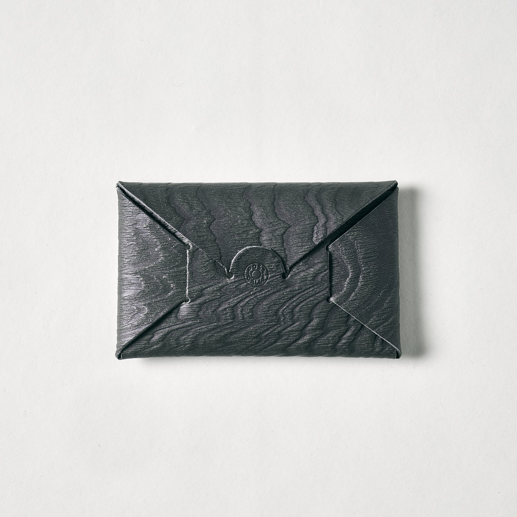 #4302-PT Plywood Leather Card Case : plywood leather taupe