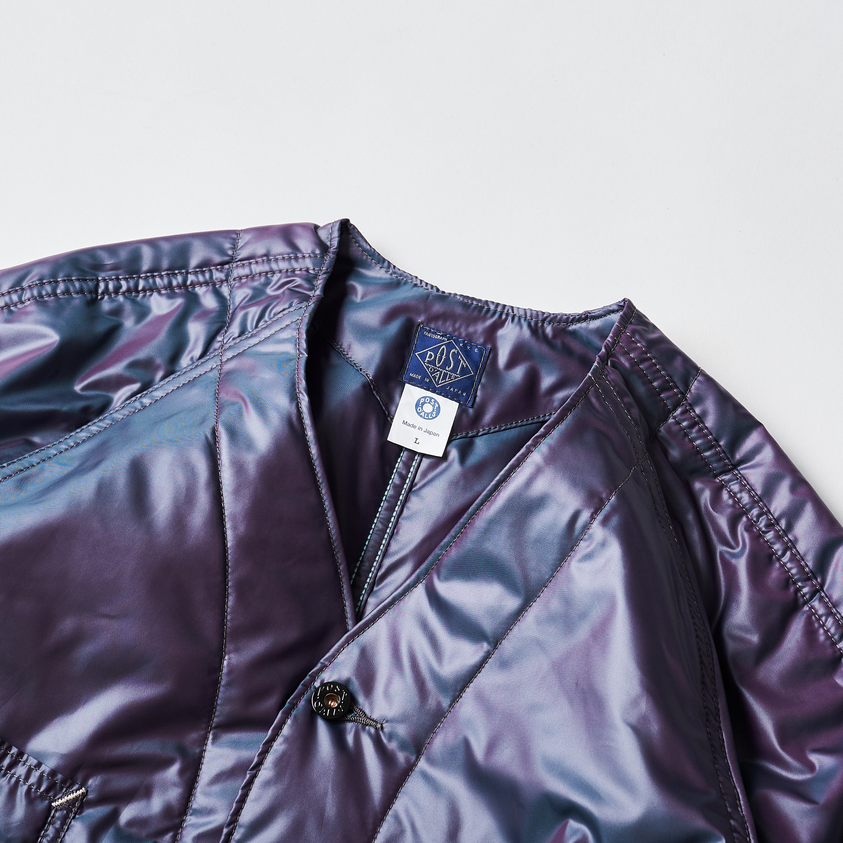 #3103 POST 42 DV PT4 : poly taffeta w/ thinsulate navy iridescent