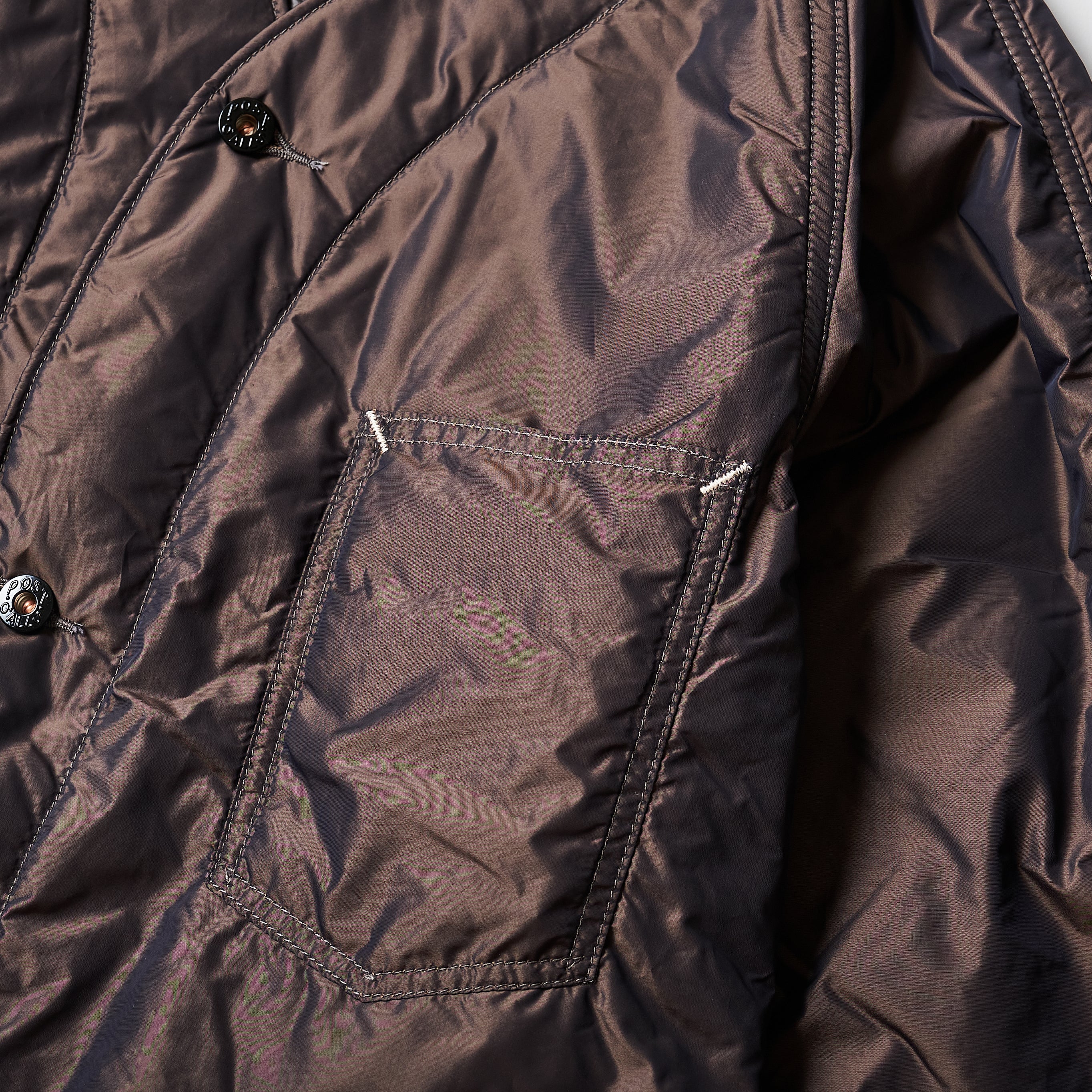 #3103 POST 42 DV NP2 : n/p taffeta w/ thinsulate brown iridescent