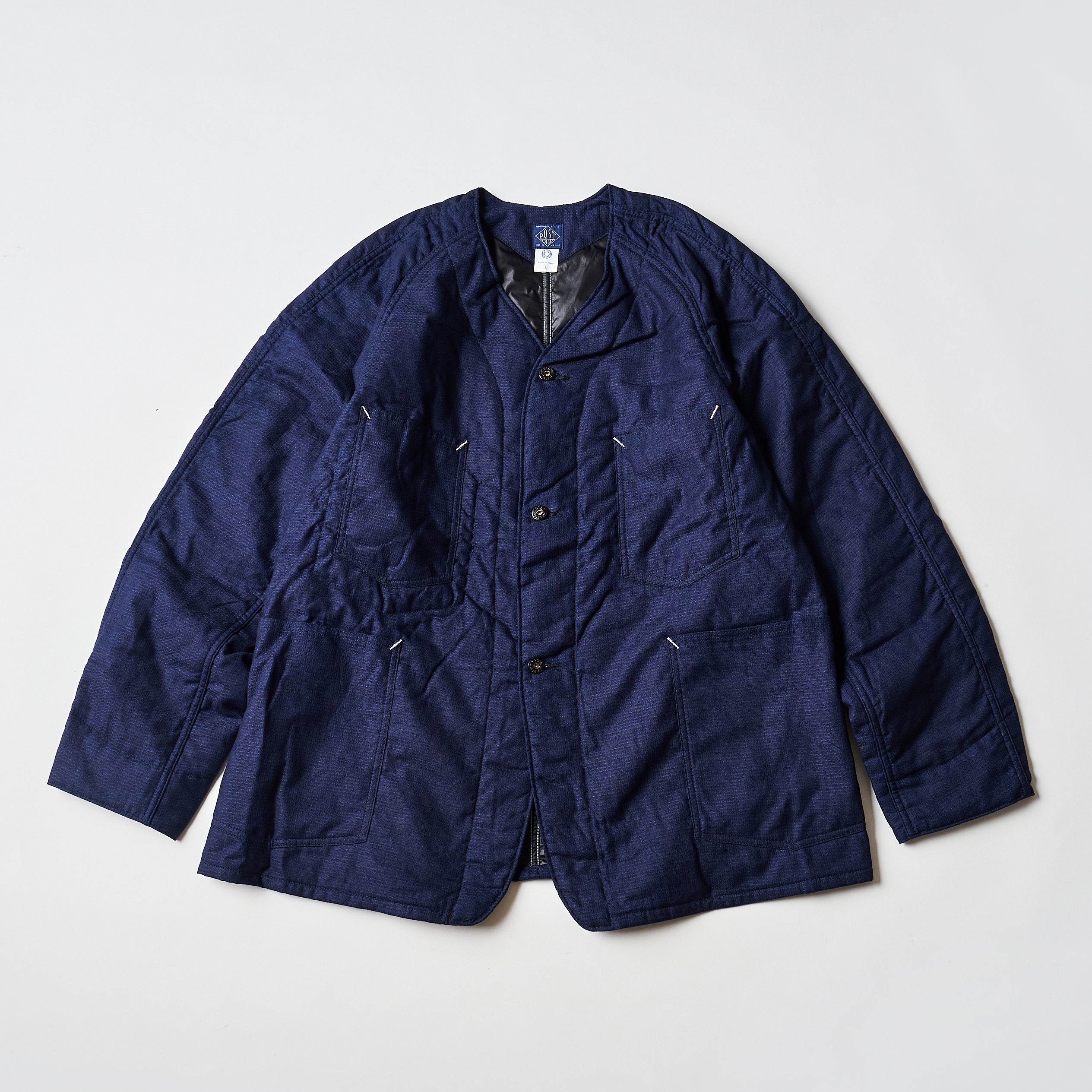 #3103 POST 42 DV IJ1 : indigo jacquard w/ thinsulate indigo