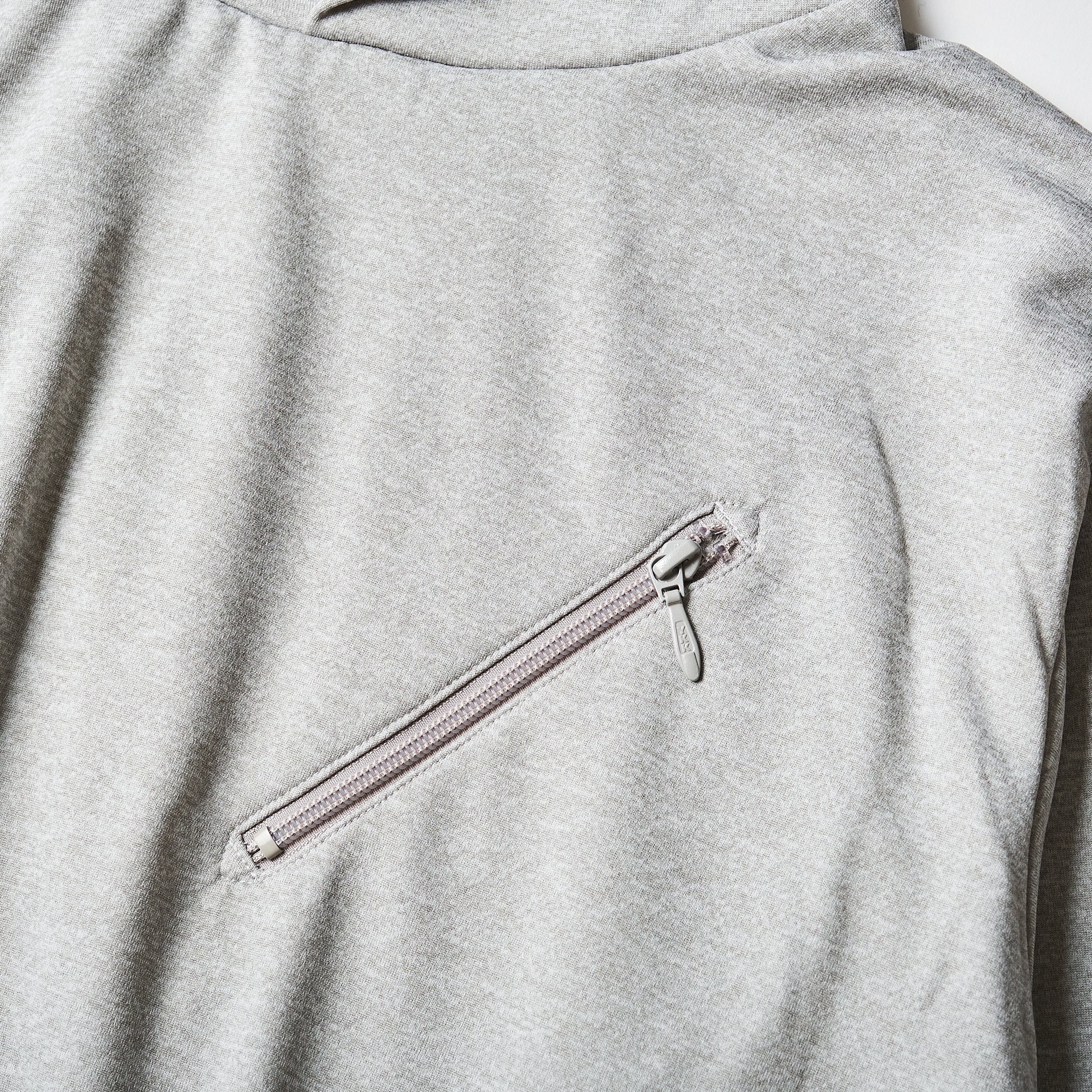 #3613 EZ Hoodie LLC 2 J2 : poly jersey light ash