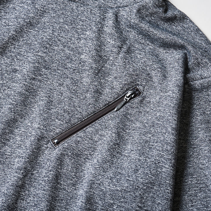 3613-J3 EZ Hoodie LLC 2 : poly jersey dark ash (Shop Special