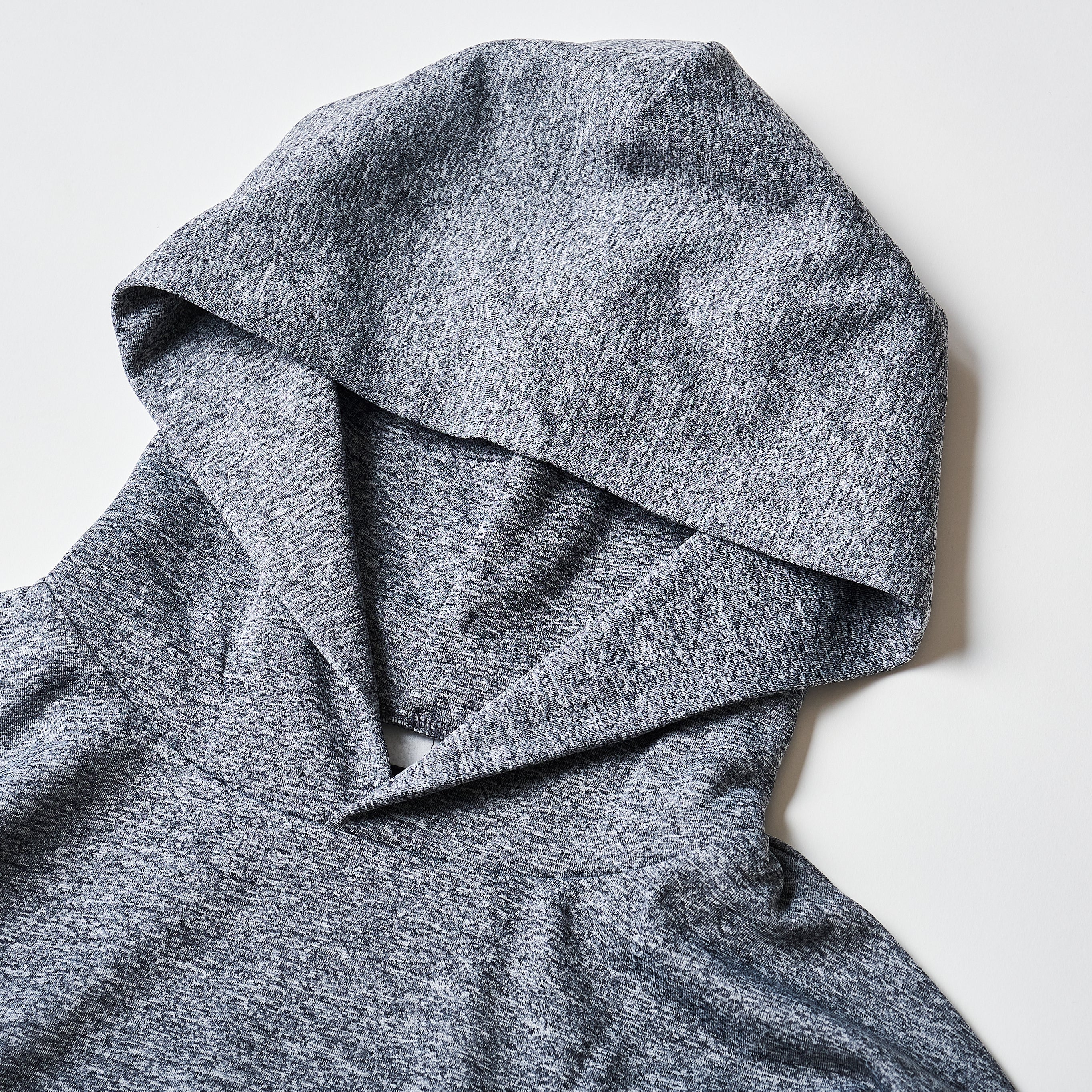 #3613-J3 EZ Hoodie LLC 2 : poly jersey dark ash (Shop Special) 