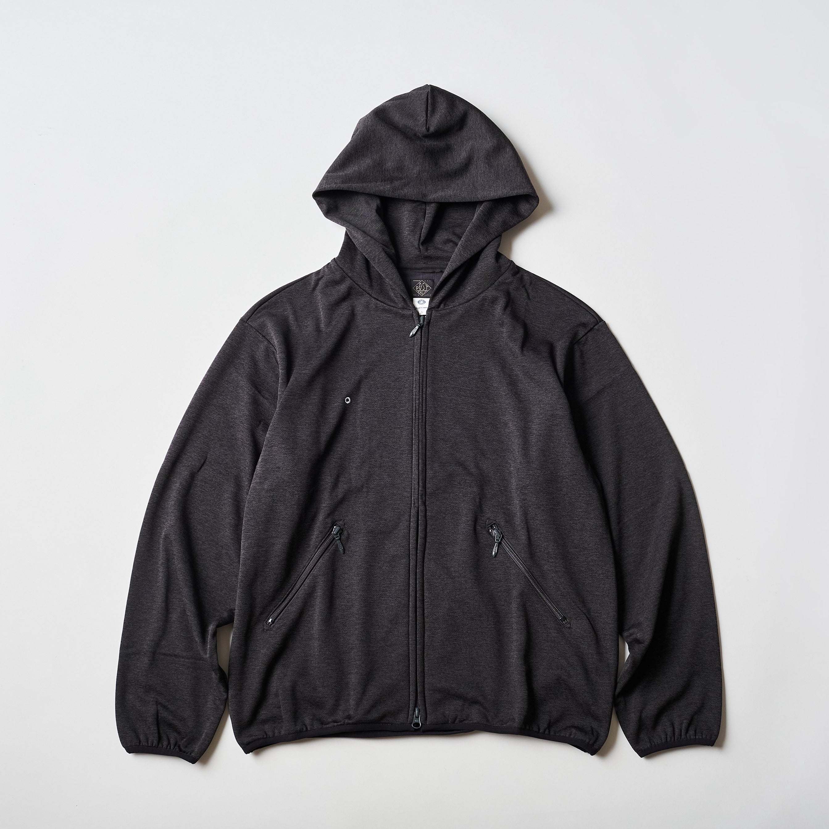 #3610 EZ Hoodie 2 J1 : poly jersey charcoal