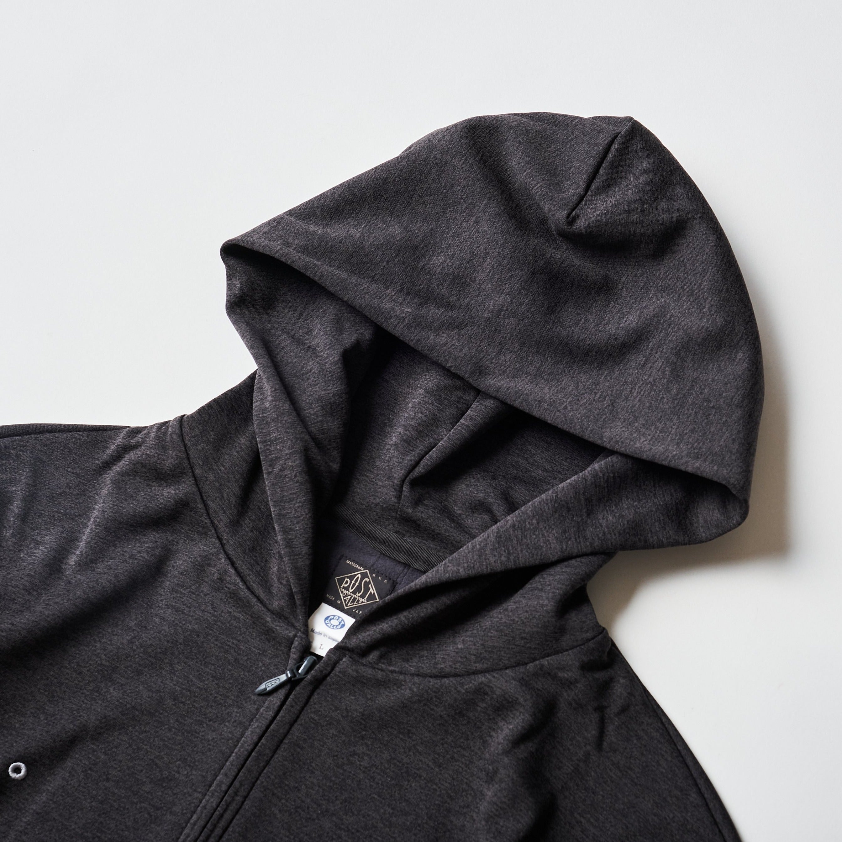 #3610 EZ Hoodie 2 J1 : poly jersey charcoal
