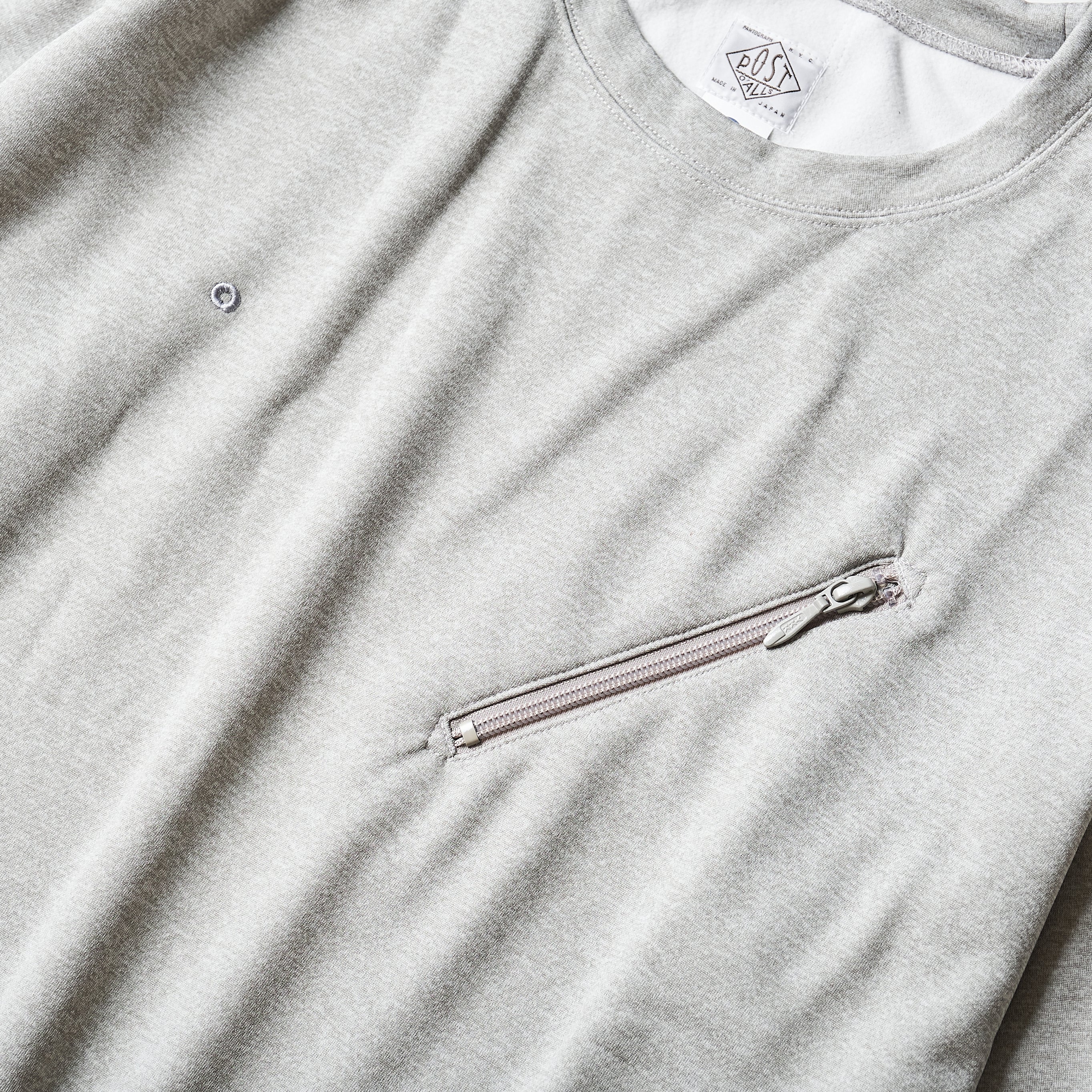 #3612 EZ LS Tee 2 J2 : poly jersey light ash