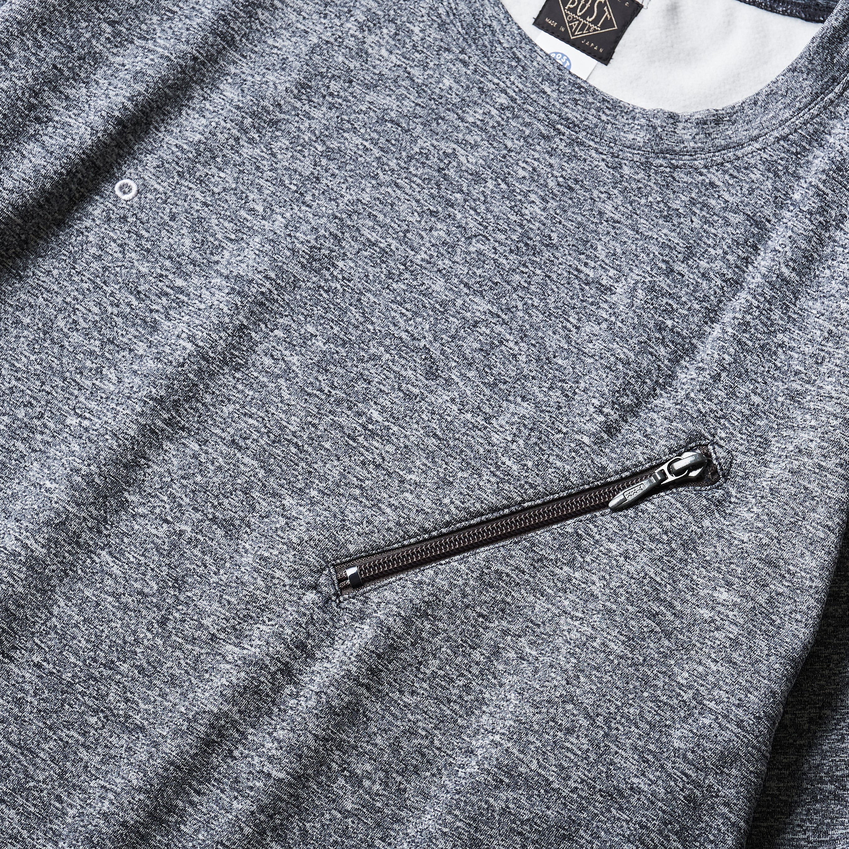 #3612 EZ LS Tee 2 J3 : poly jersey dark ash (Shop Special)