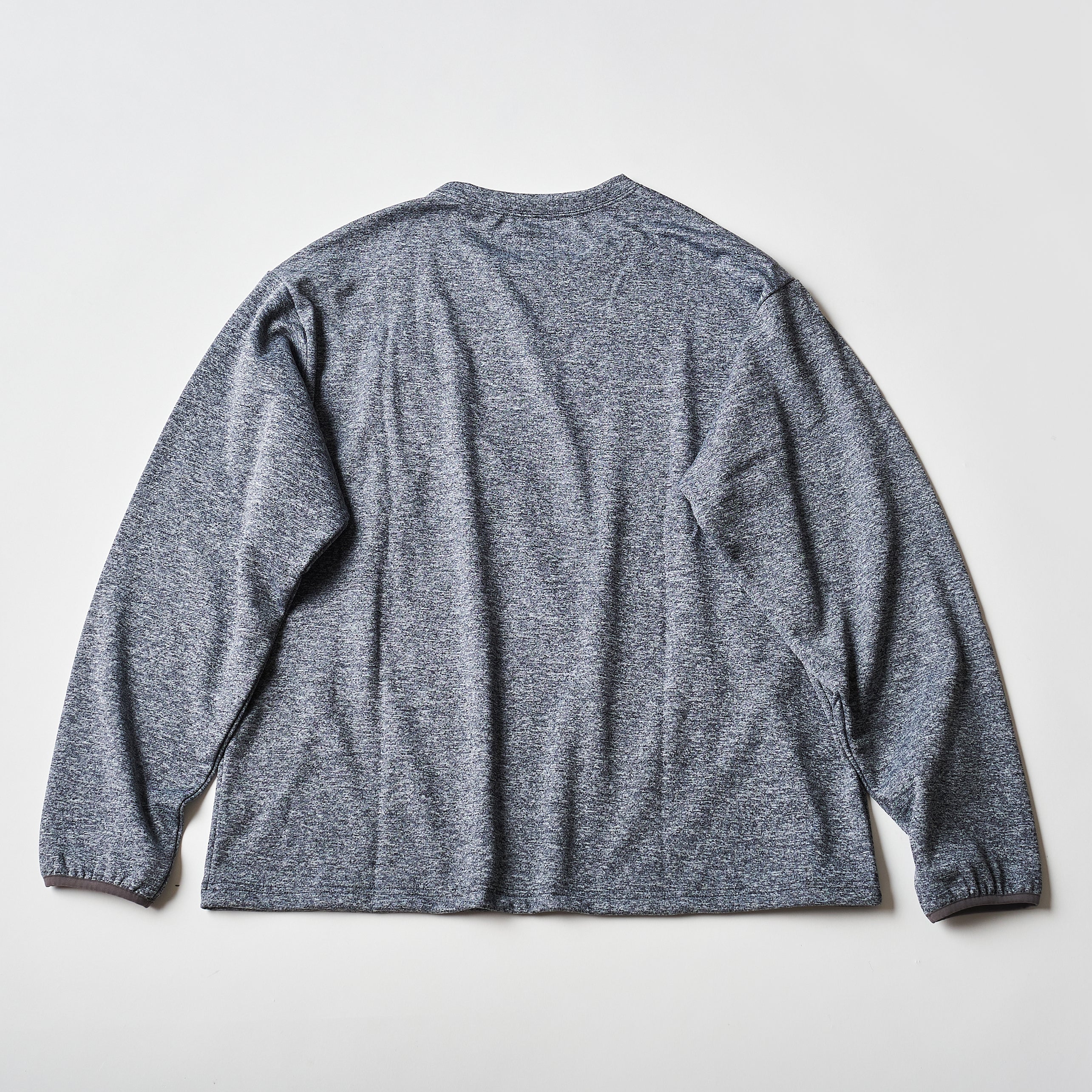 #3612 EZ LS Tee 2 J3 : poly jersey dark ash (Shop Special)