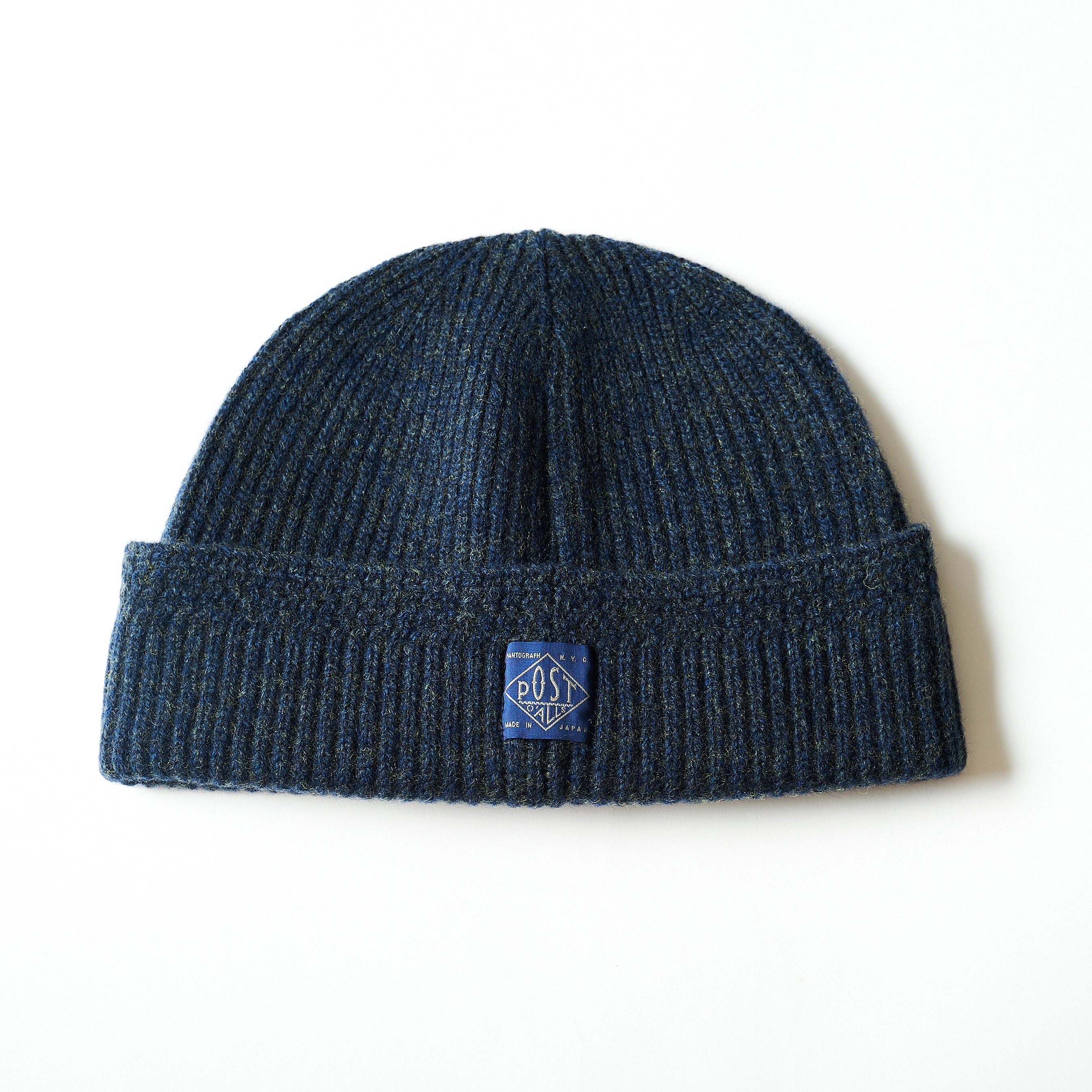 #4102 POST Beanie WN1 : wool knit navy heather 