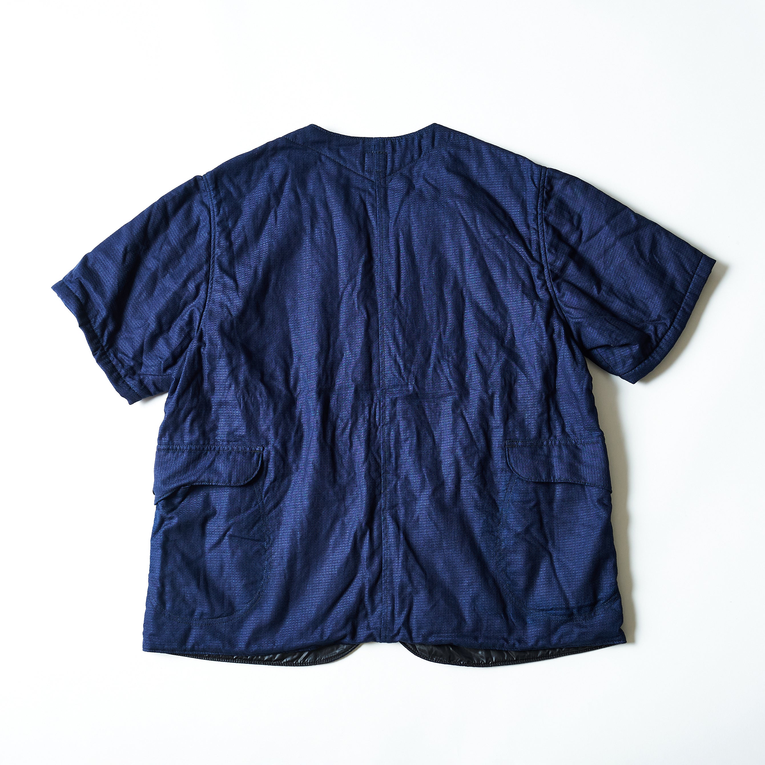 #1267B-IJ1 Royal Traveler Shirt-1/2 : indigo jacquard w/thinsulate indigo