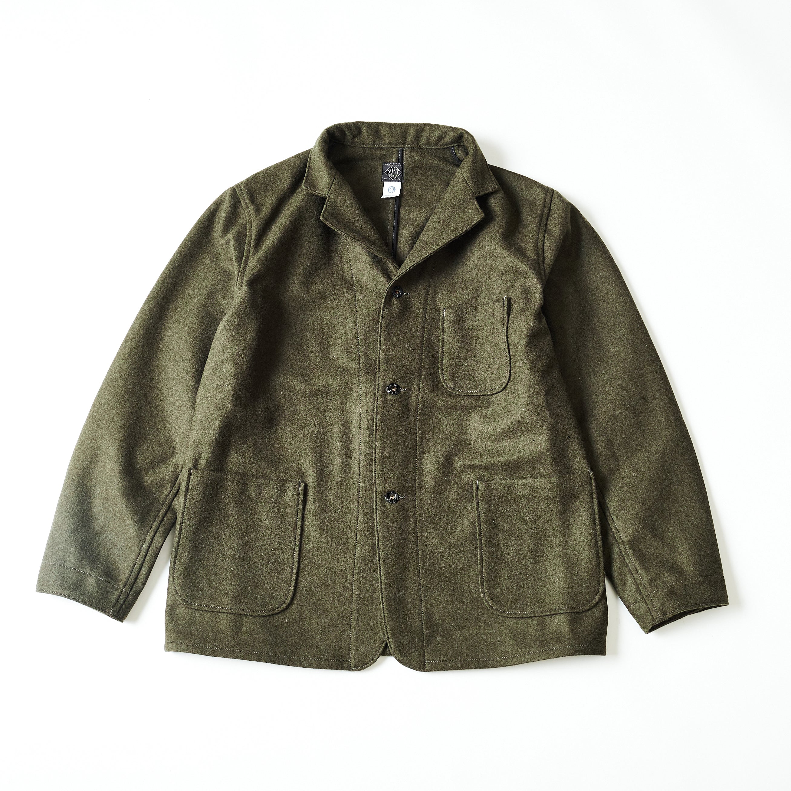 #3101-WM3 OK Rider 2 : wool melton olive 