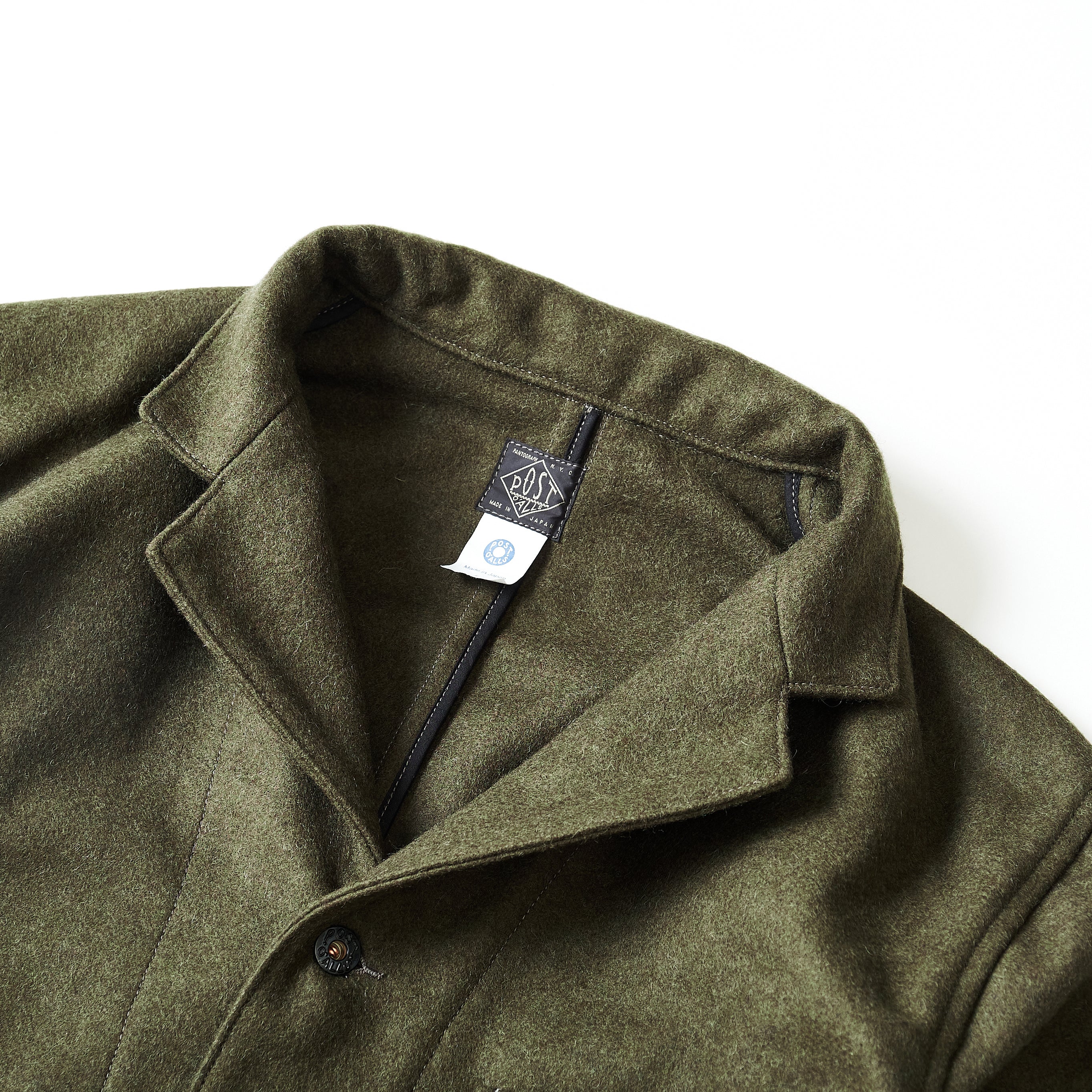 #3101-WM3 OK Rider 2 : wool melton olive 