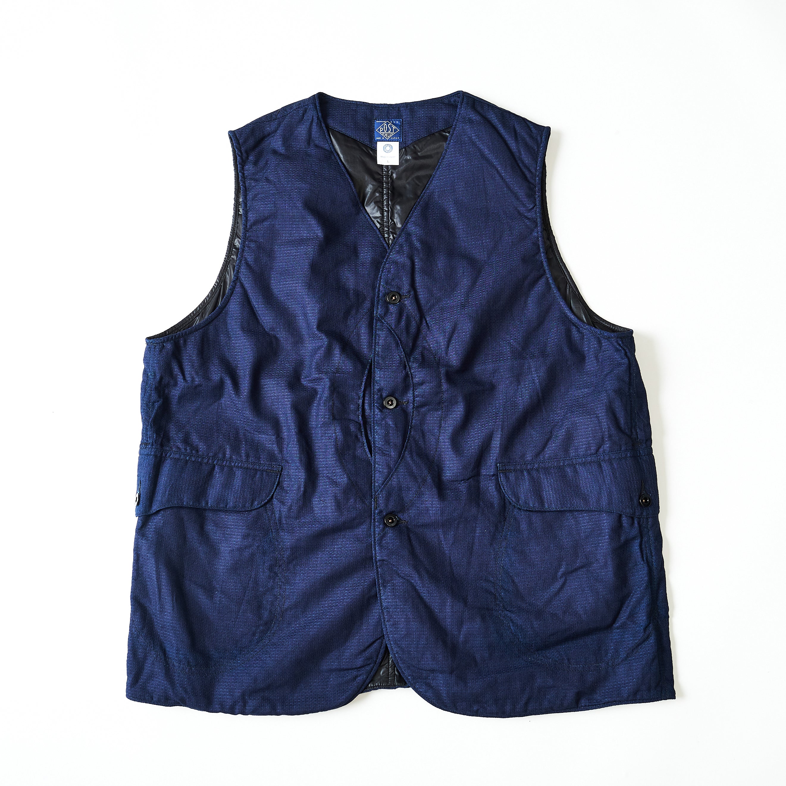 #1512-IJ1 Royal Traveler : indigo jacquard w/ thinsulate indigo