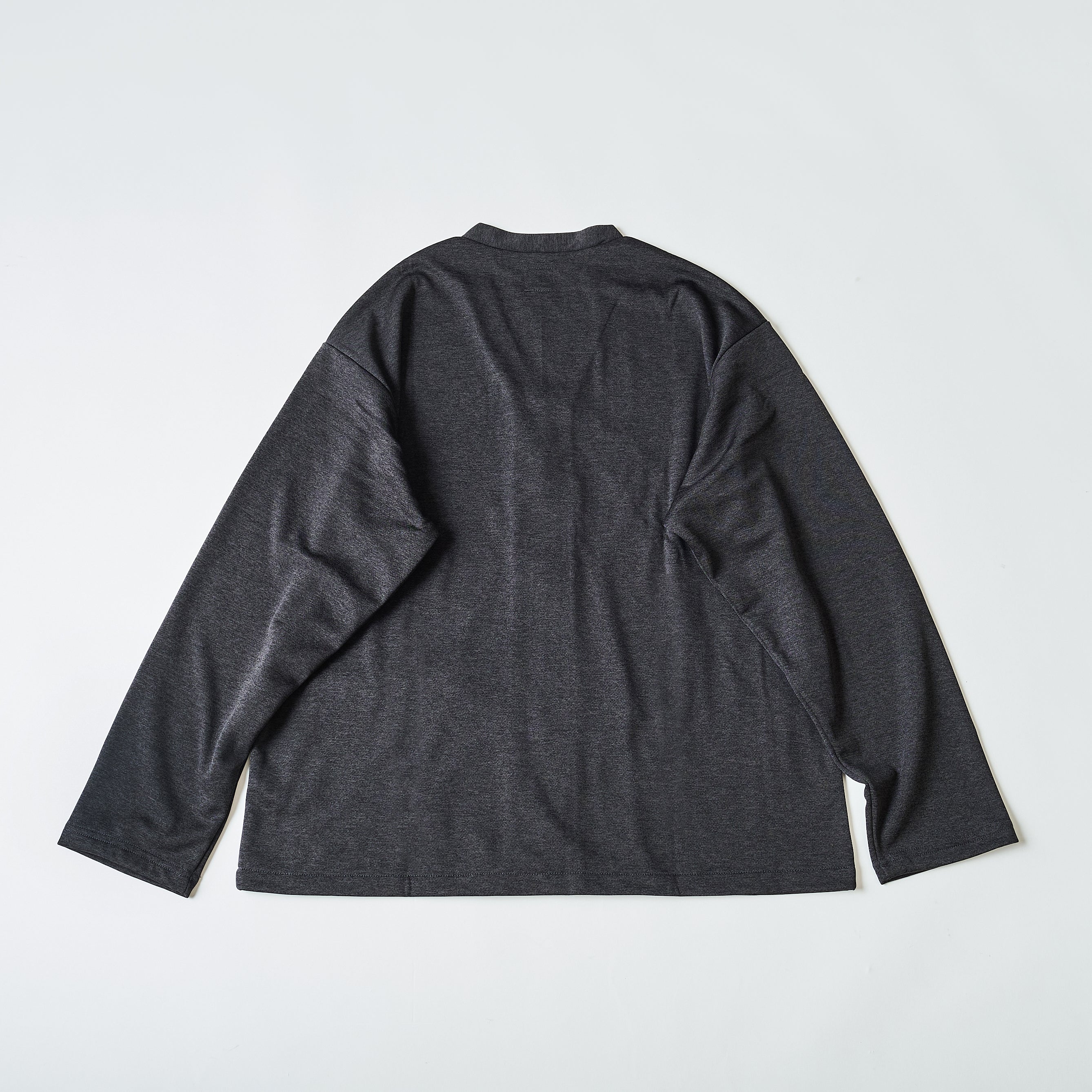 #3609 EZ Zip Cardigan J1 : poly jersey charcoal 