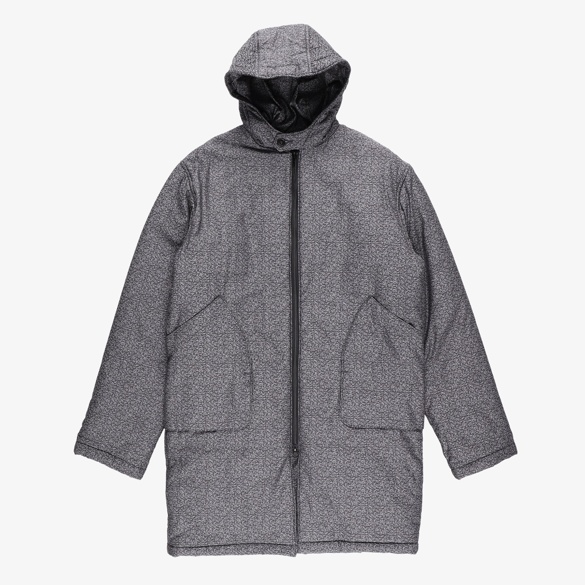 #2137-CB1 STREAMLINER Coat : cotton brocade grey