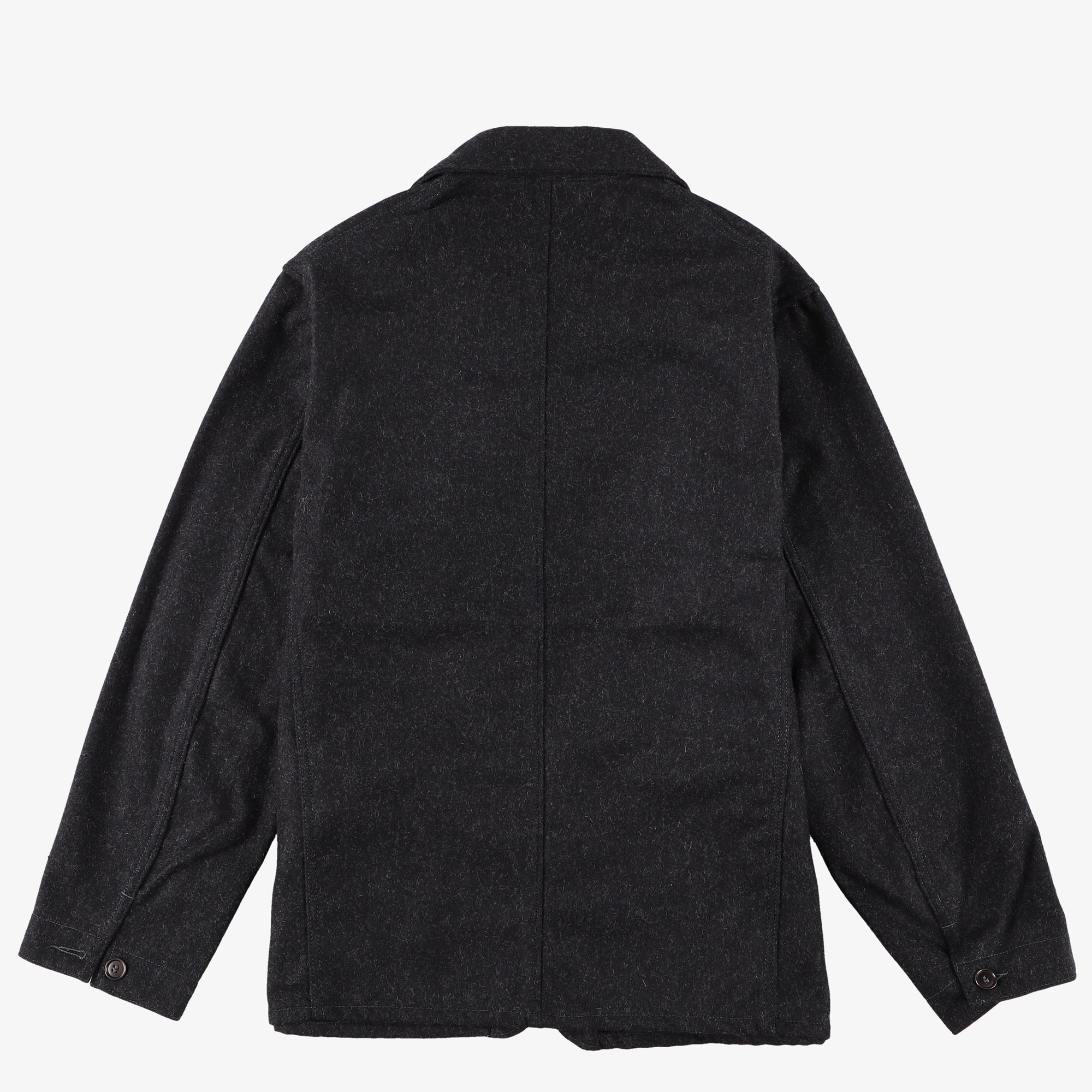 #2140 OK Rider WM2 : wool melton charcoal heather "Dead Stock"