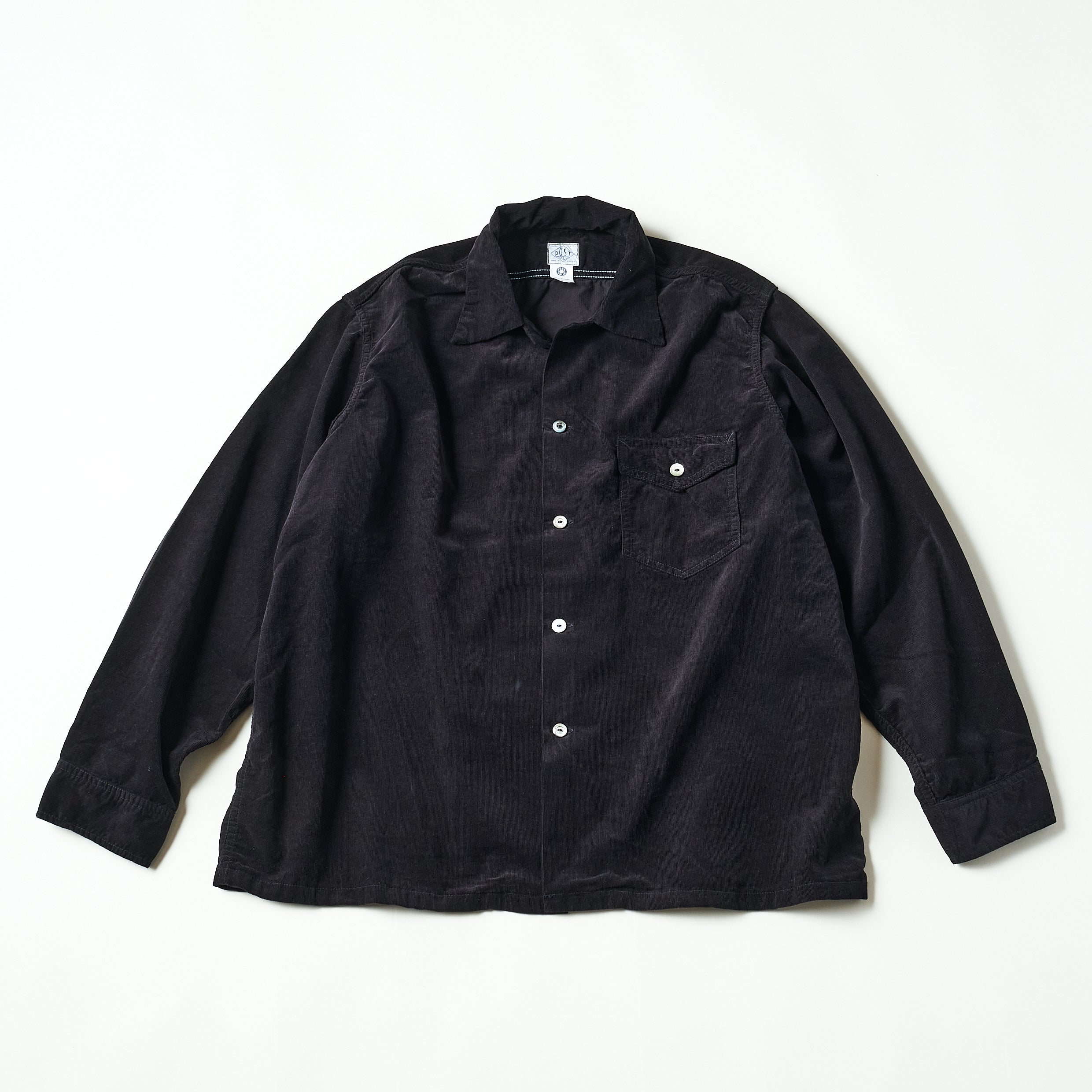 #3215-BC3 E-Z NAVY : baby cords black