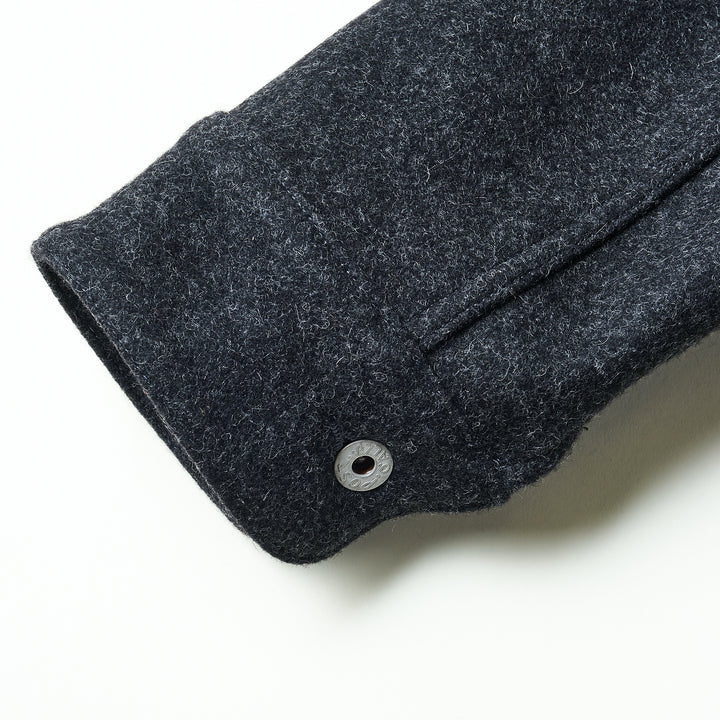 POST O'ALLS クルーザーパーカー USA製 2106R-WM1 CRUZER 5-R : wool melton charcoal – POST OʼALLS