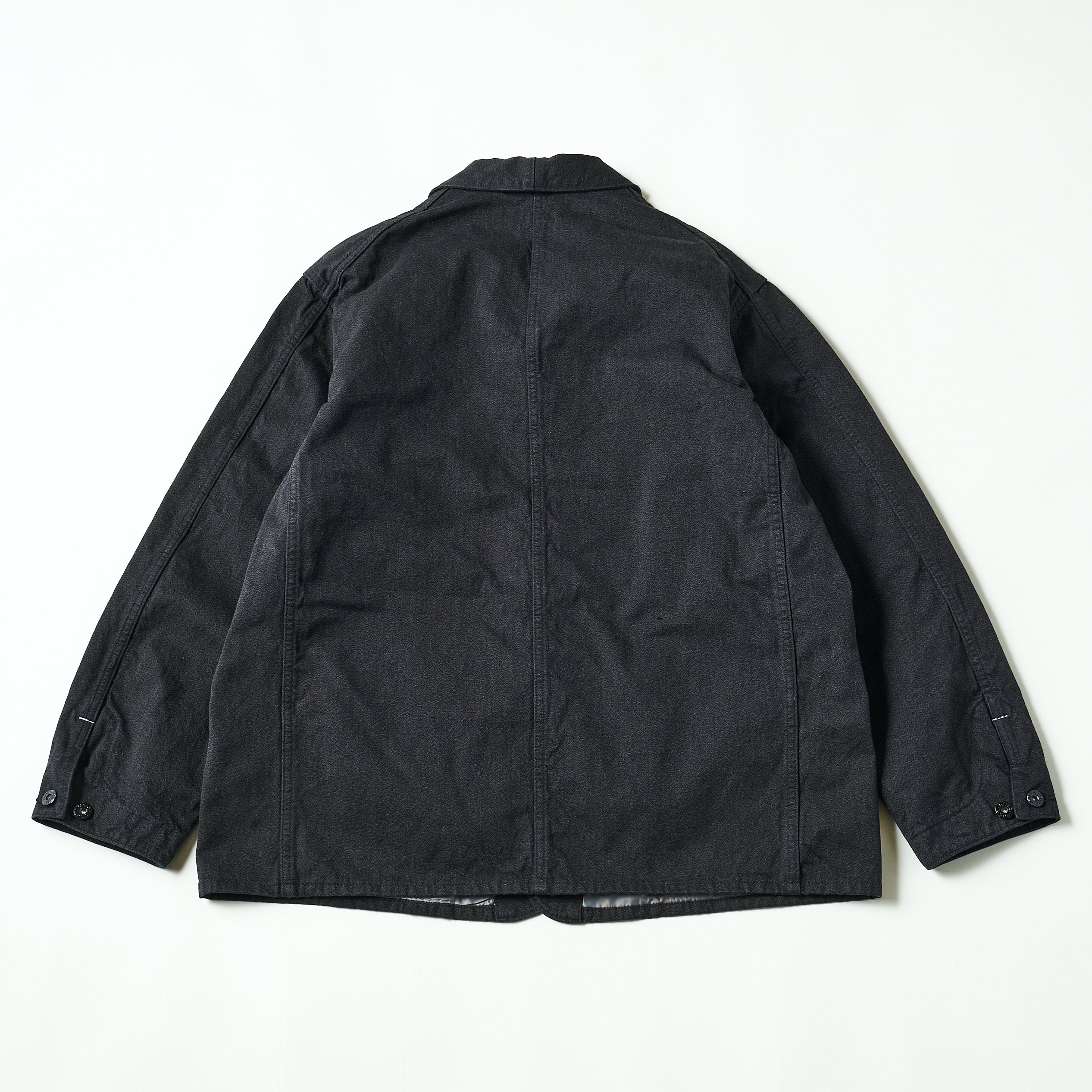 #3111-CC De Luxe Railroader 2 : cotton covert w/taffeta lining charcoal