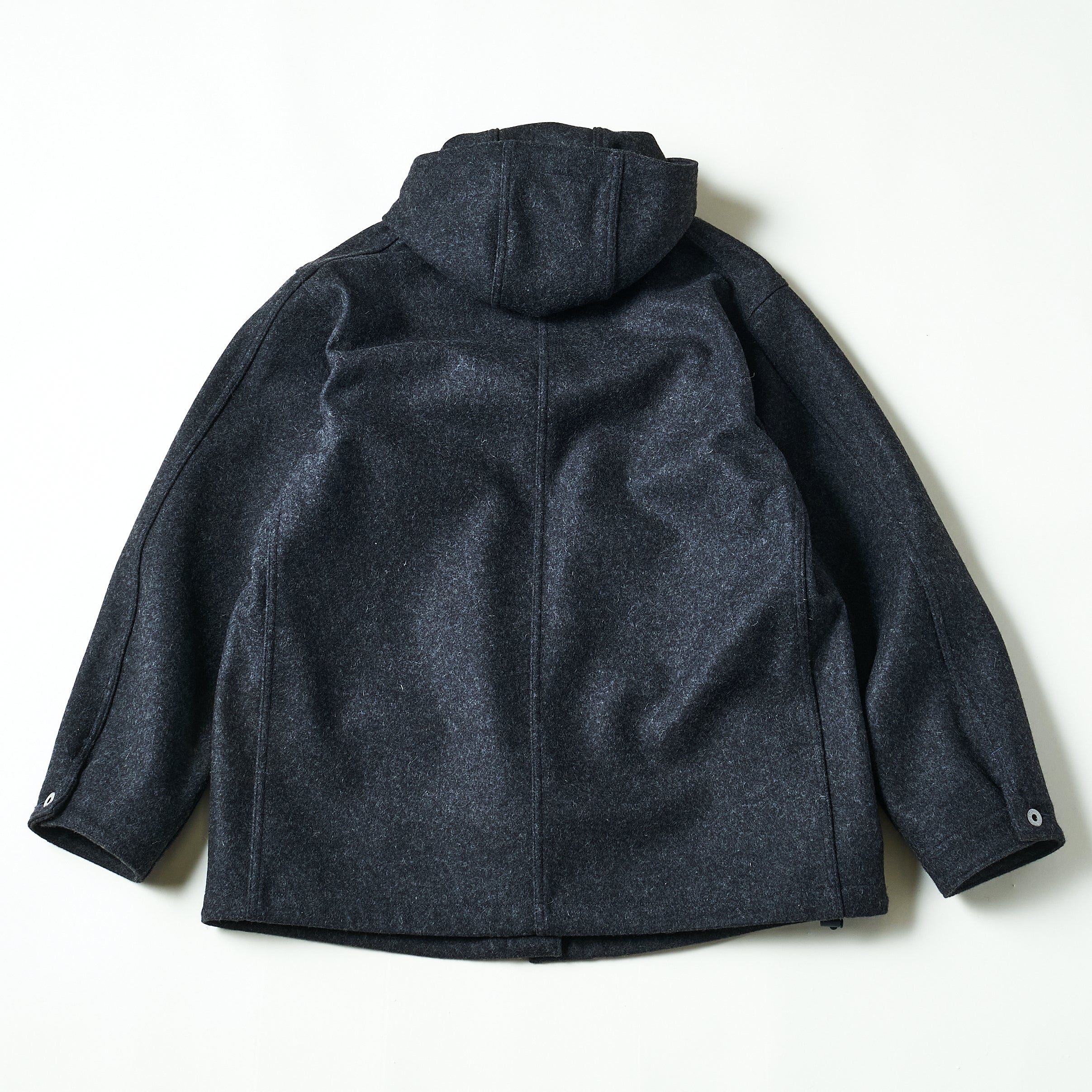 #3112-WM1 DEE Parka 3 : wool melton charcoal