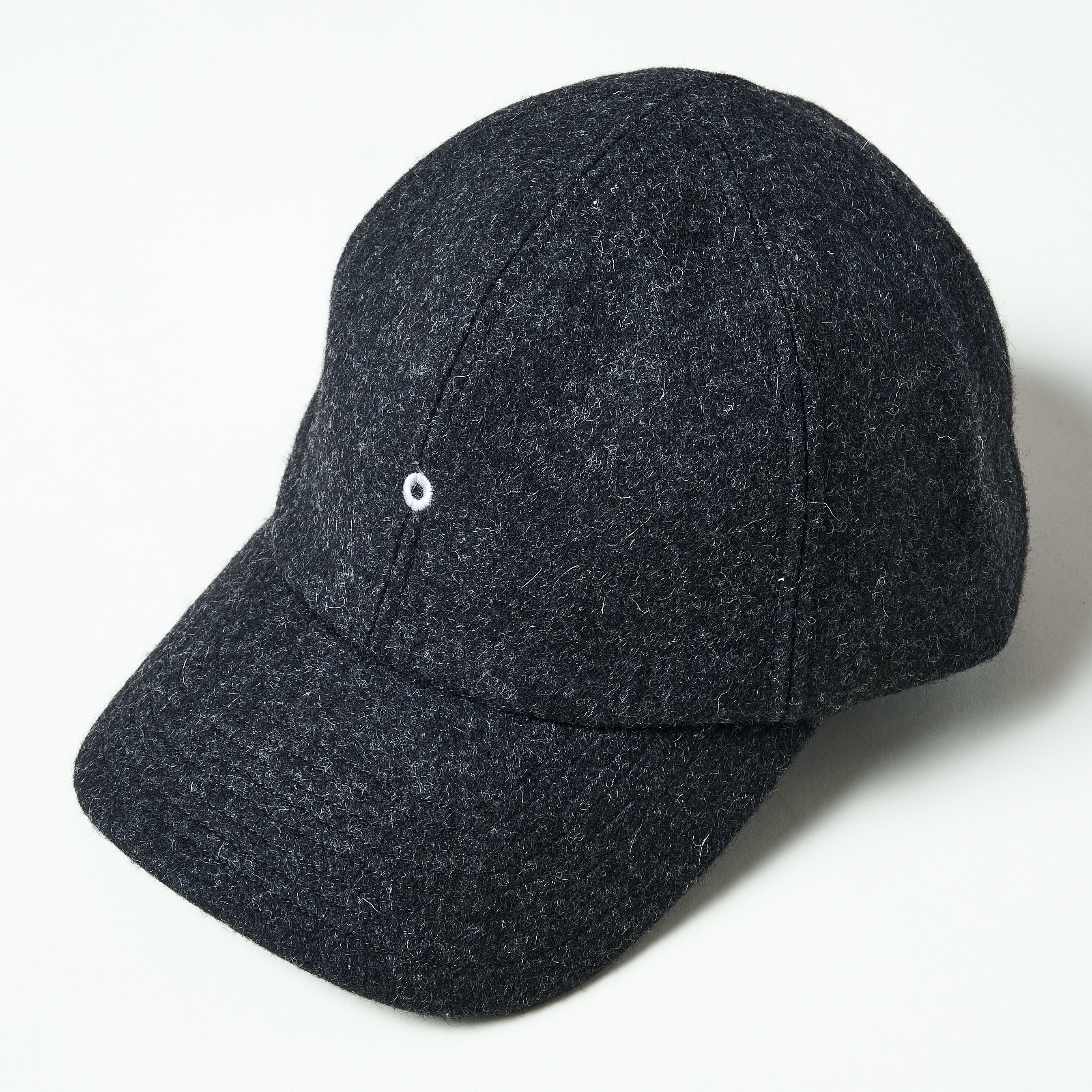 #3903-WM1 POST Ball Cap : wool melton charcoal 