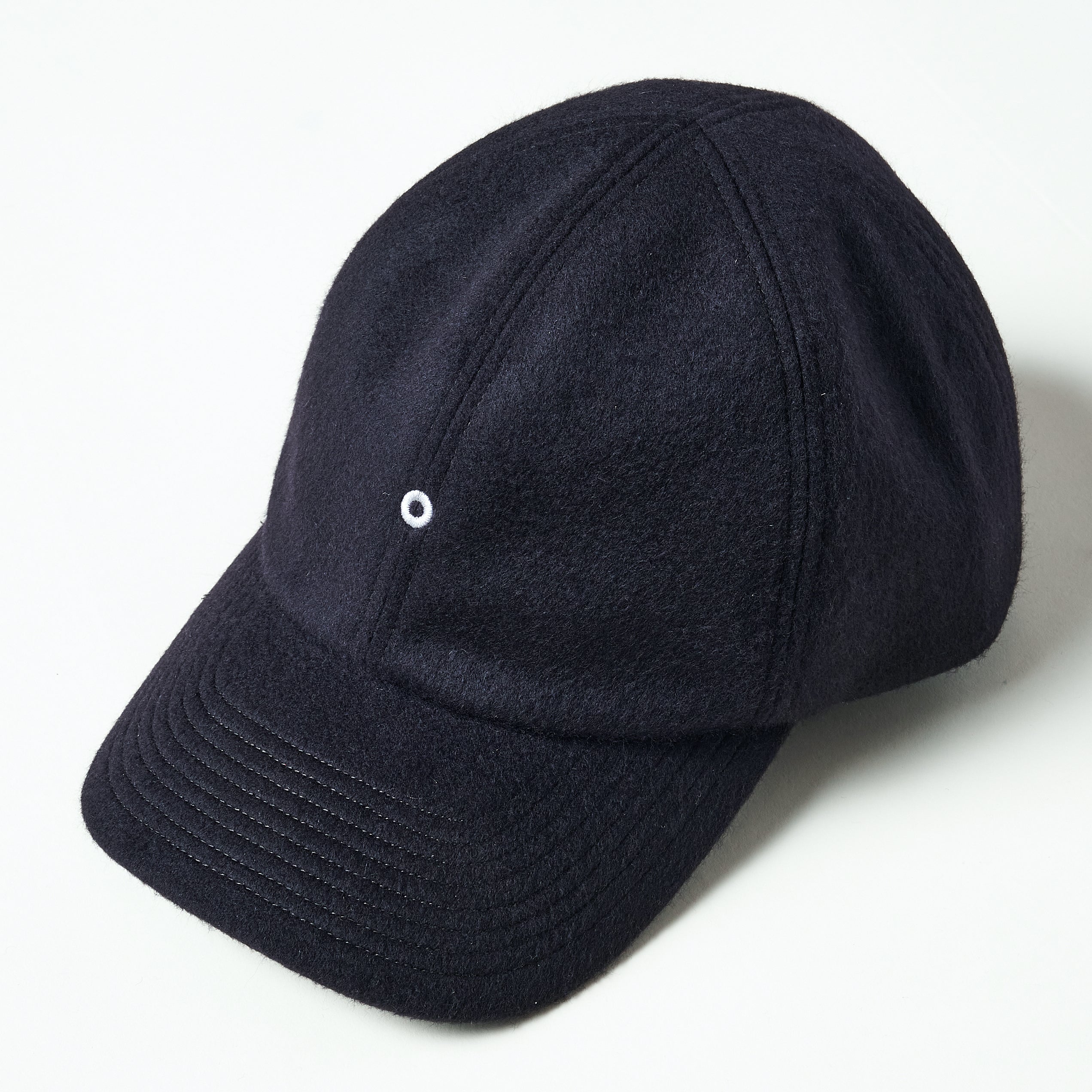 #3903-WM2 POST Ball Cap : wool melton dk. navy 