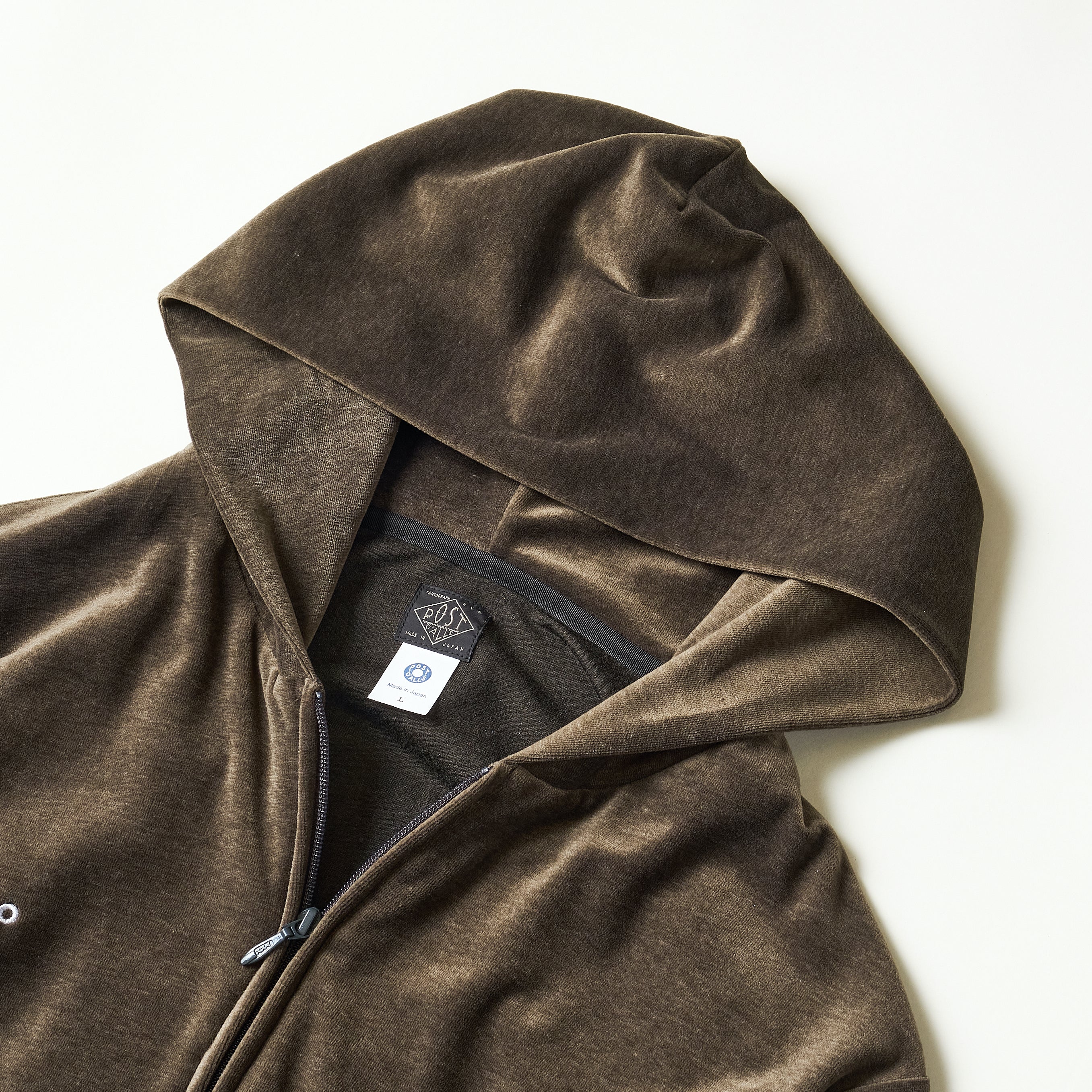 #3610-V2 E-Z Hoodie 2 : poly/cotton velour moss