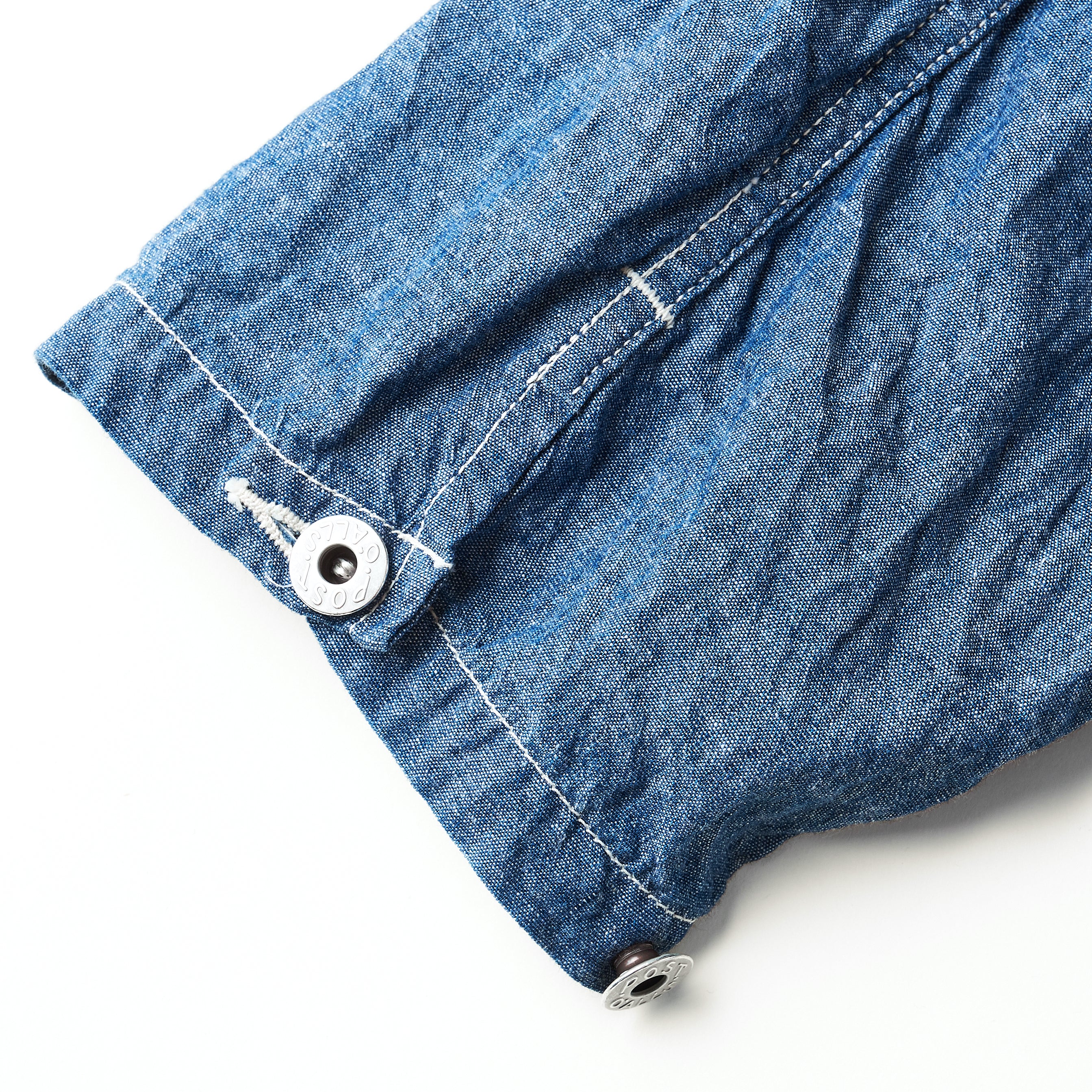 1204-11 ARMY Shirt: chambray indigo 