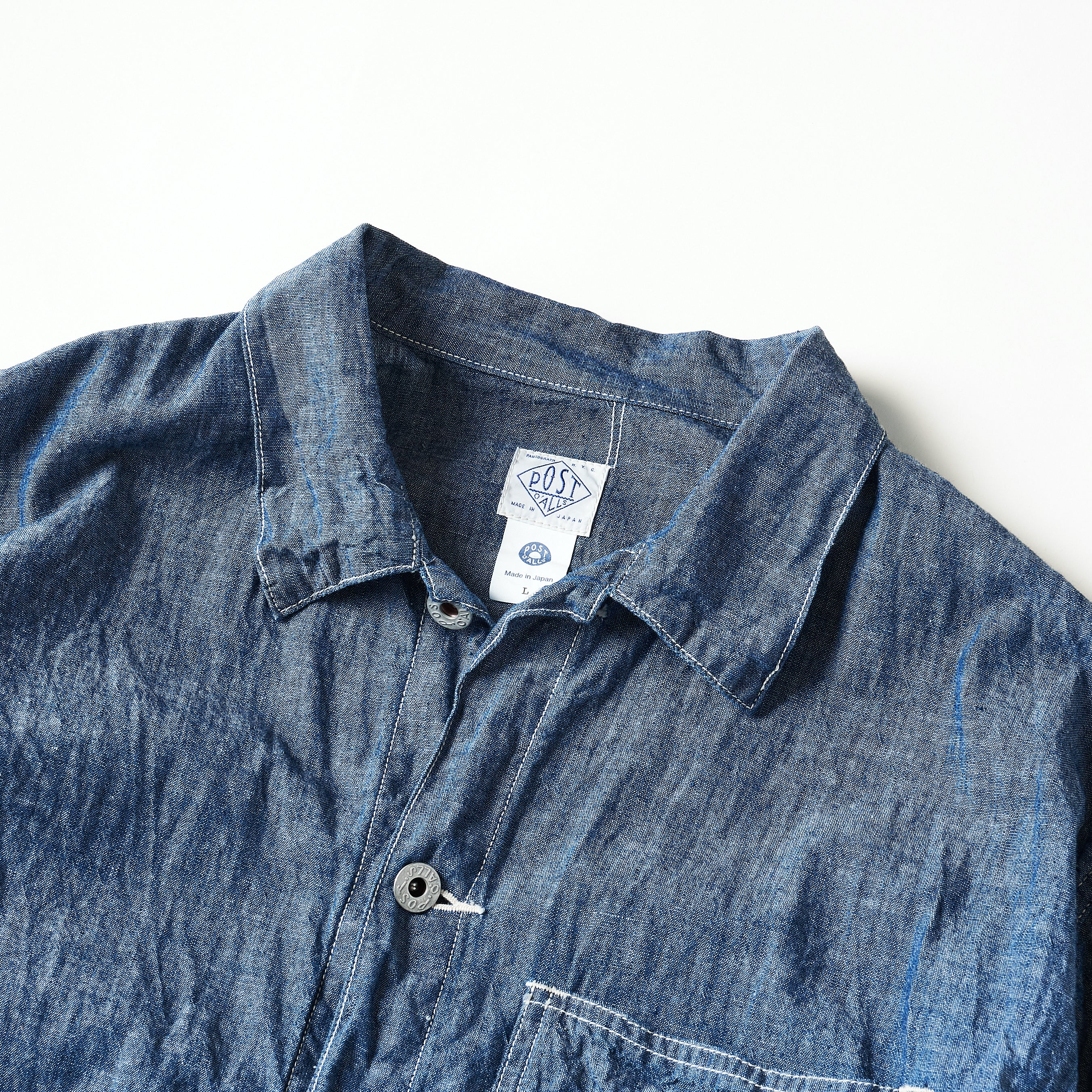 #3114 11 USMC 3 Pocket Utility Jacket (1930s Version) : chambray indigo 