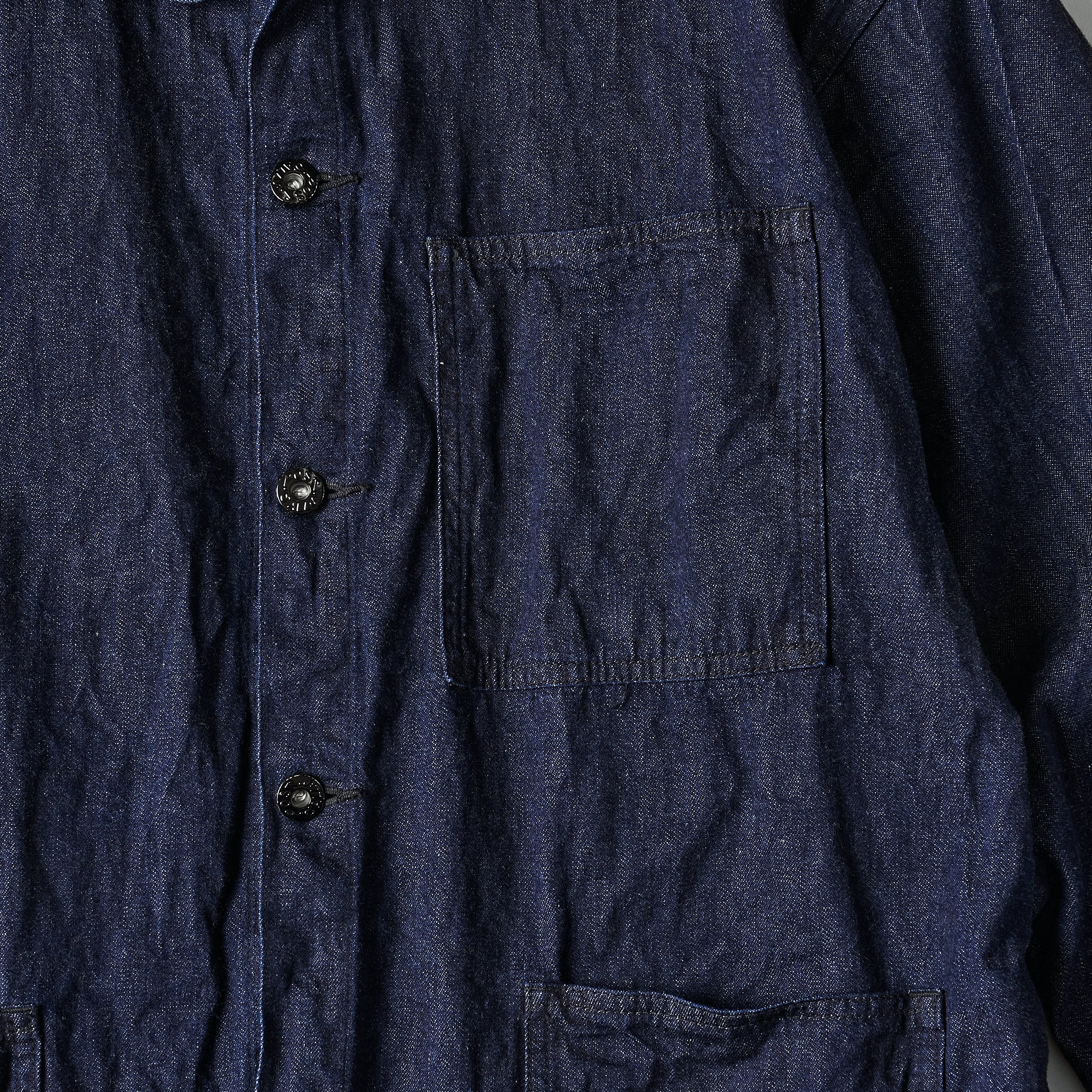 #3114-8D USMC 3 Pocket Utility Jacket (1930s Version) : 8oz. denim indigo 