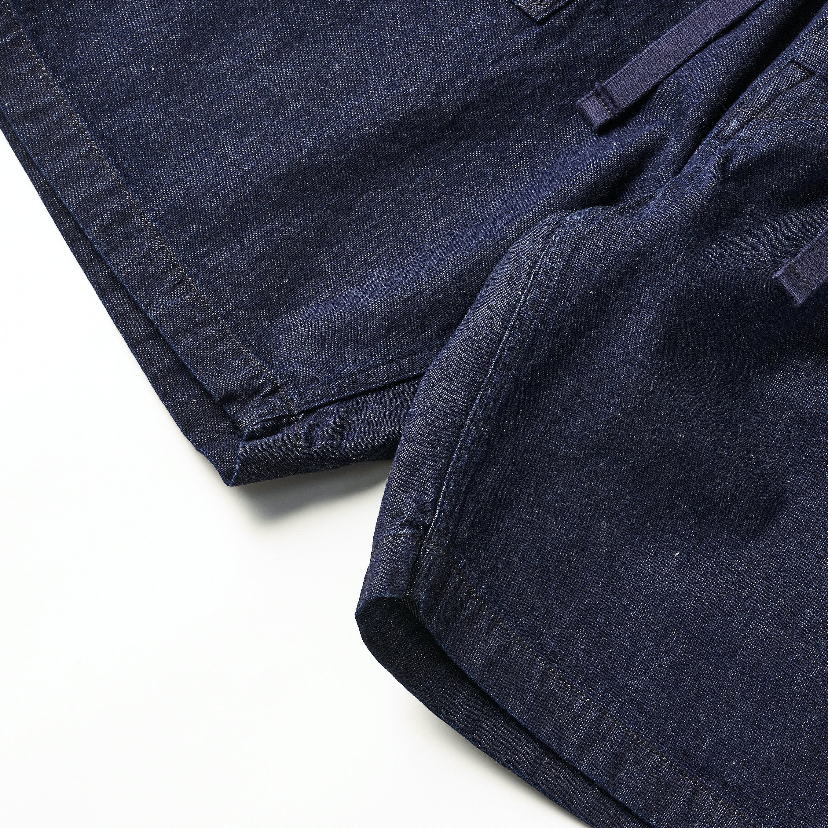 #3313S-8D EZ ARMY-NAVY Shorts : 8oz. denim indigo 