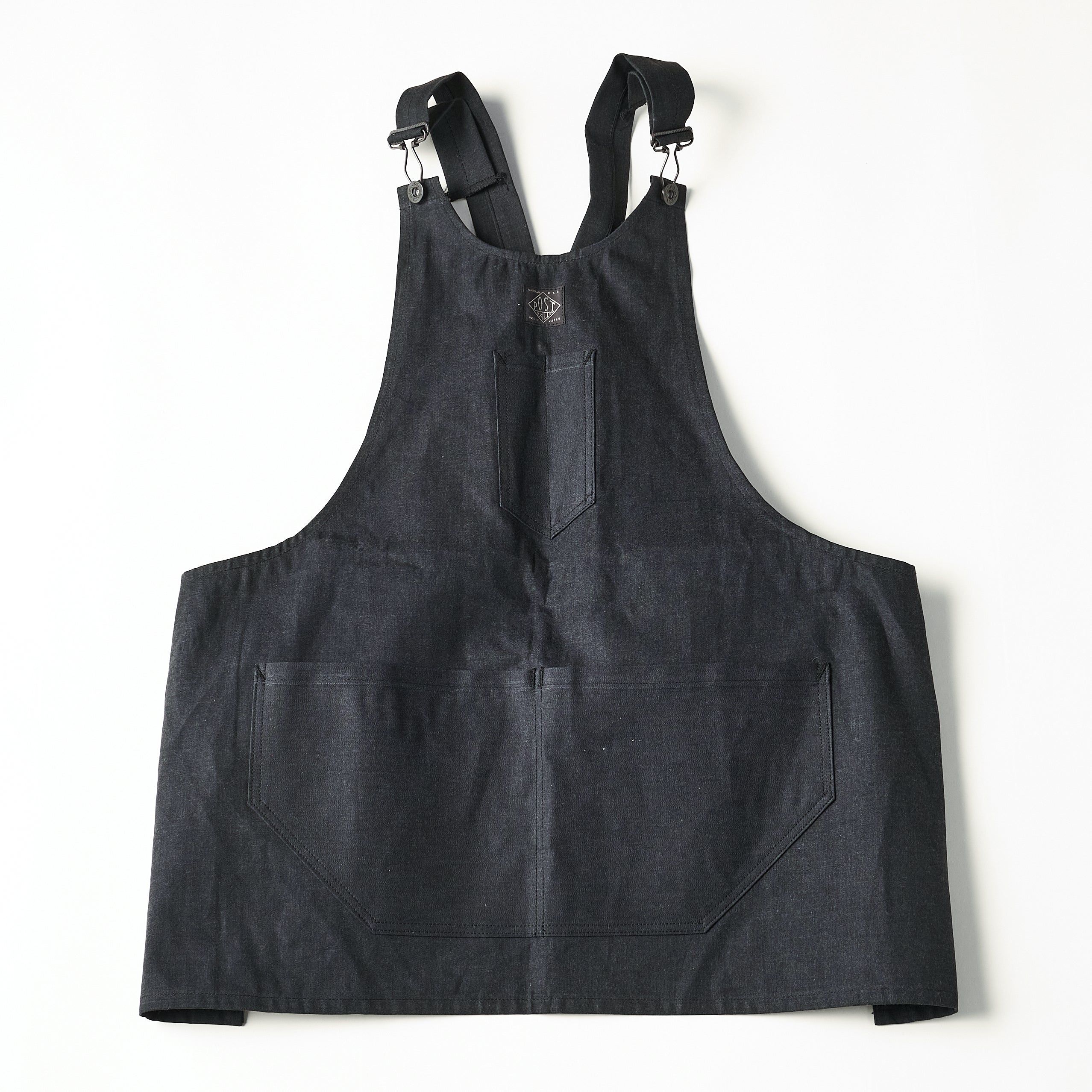 #3802 POST Apron #2 VTC : vintage twill charcoal
